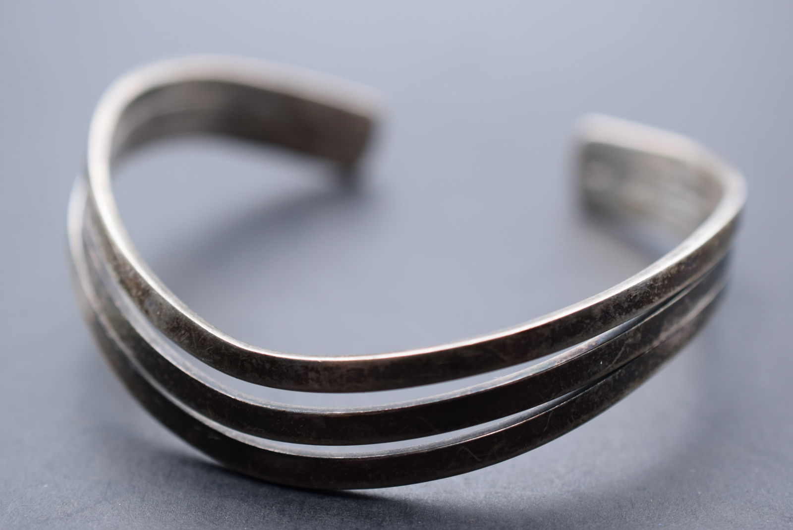 Mexico JM-29 925 Sterling Silver Bracelet Cuff Vintage Lot 81 (1 of 3)