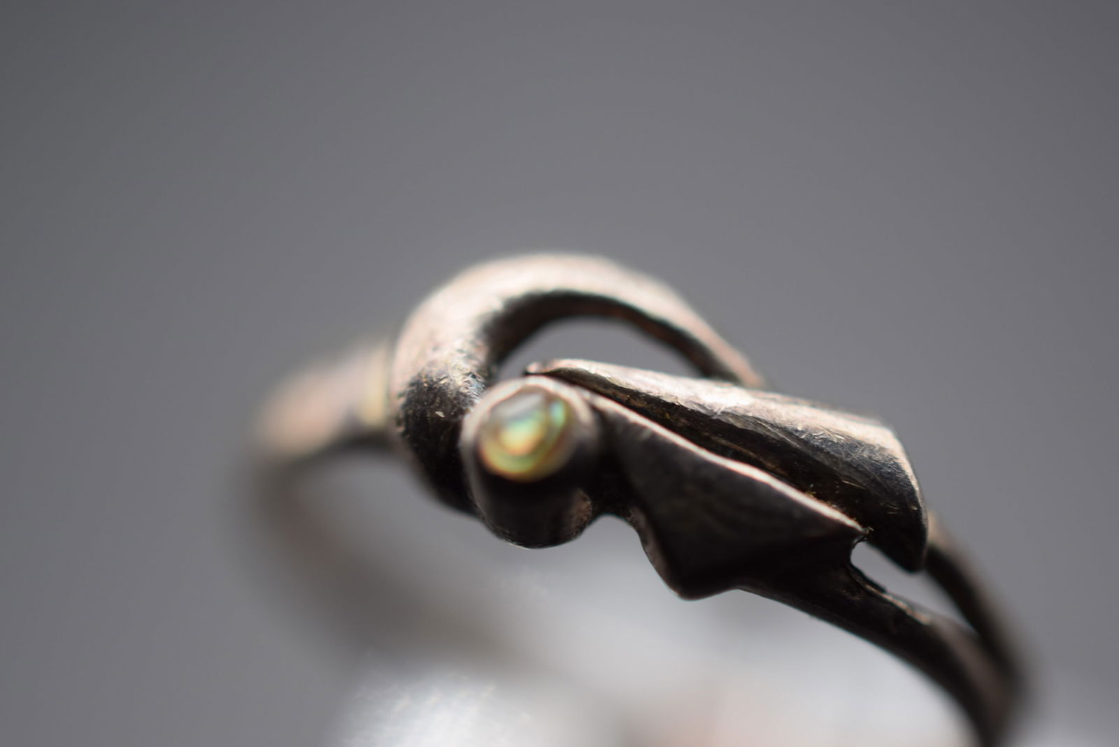 Sterling Silver 925 Paua Pearl Ring Size 7.5 Lot# DG 94 (1 of 3)