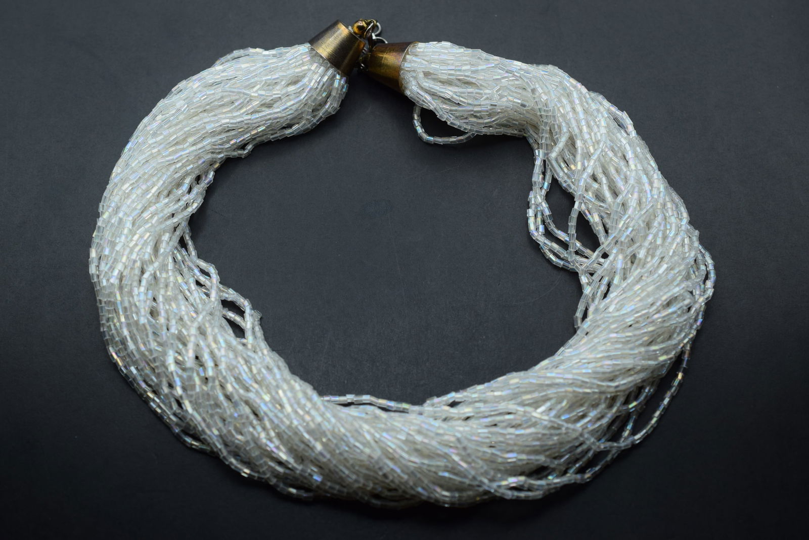 39 strand Beaded Choker Lot 99 (1 of 3)