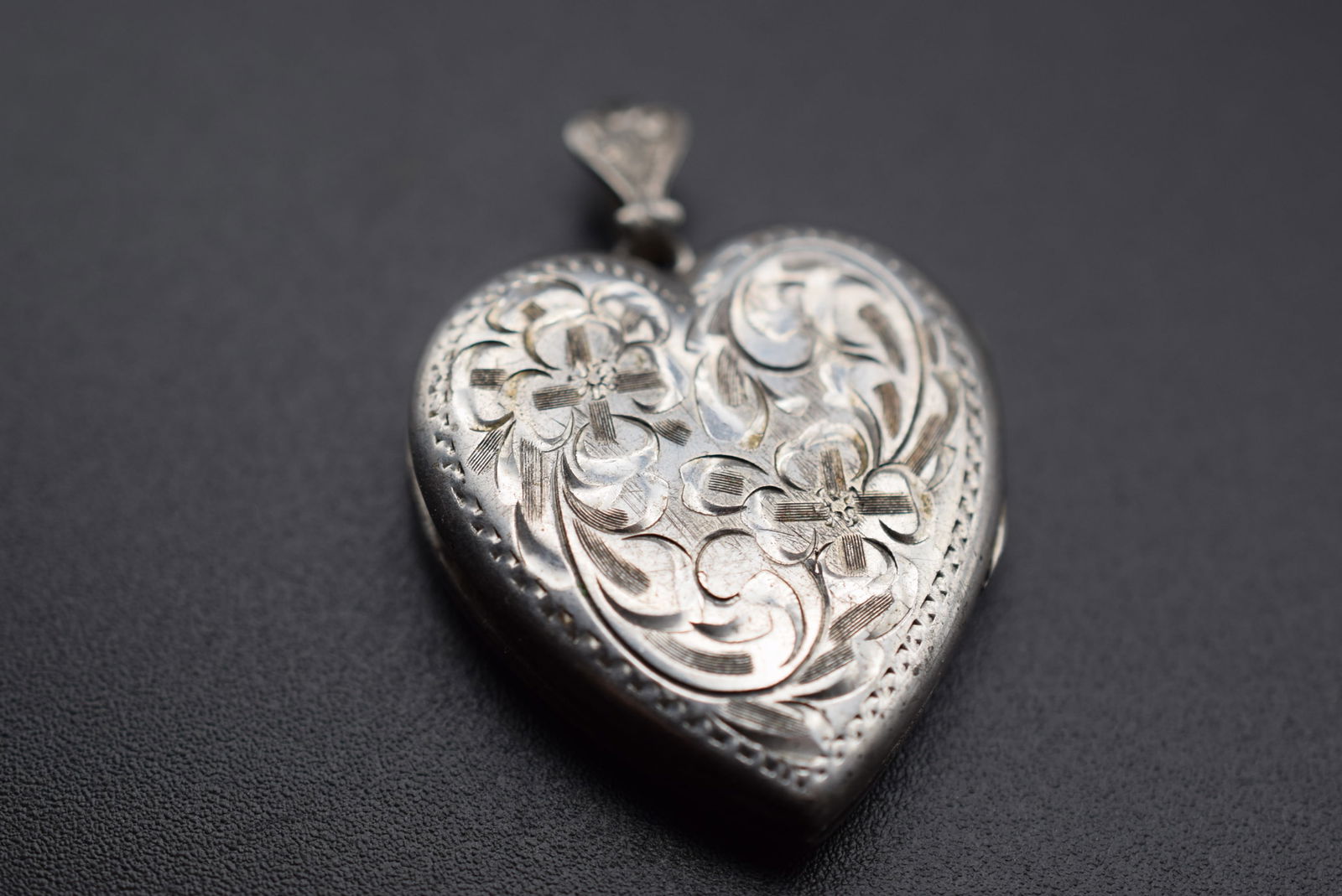 Locket Lady Fayre Sterling Silver 925 Heart Pendant Locket Lot 128 (1 of 3)