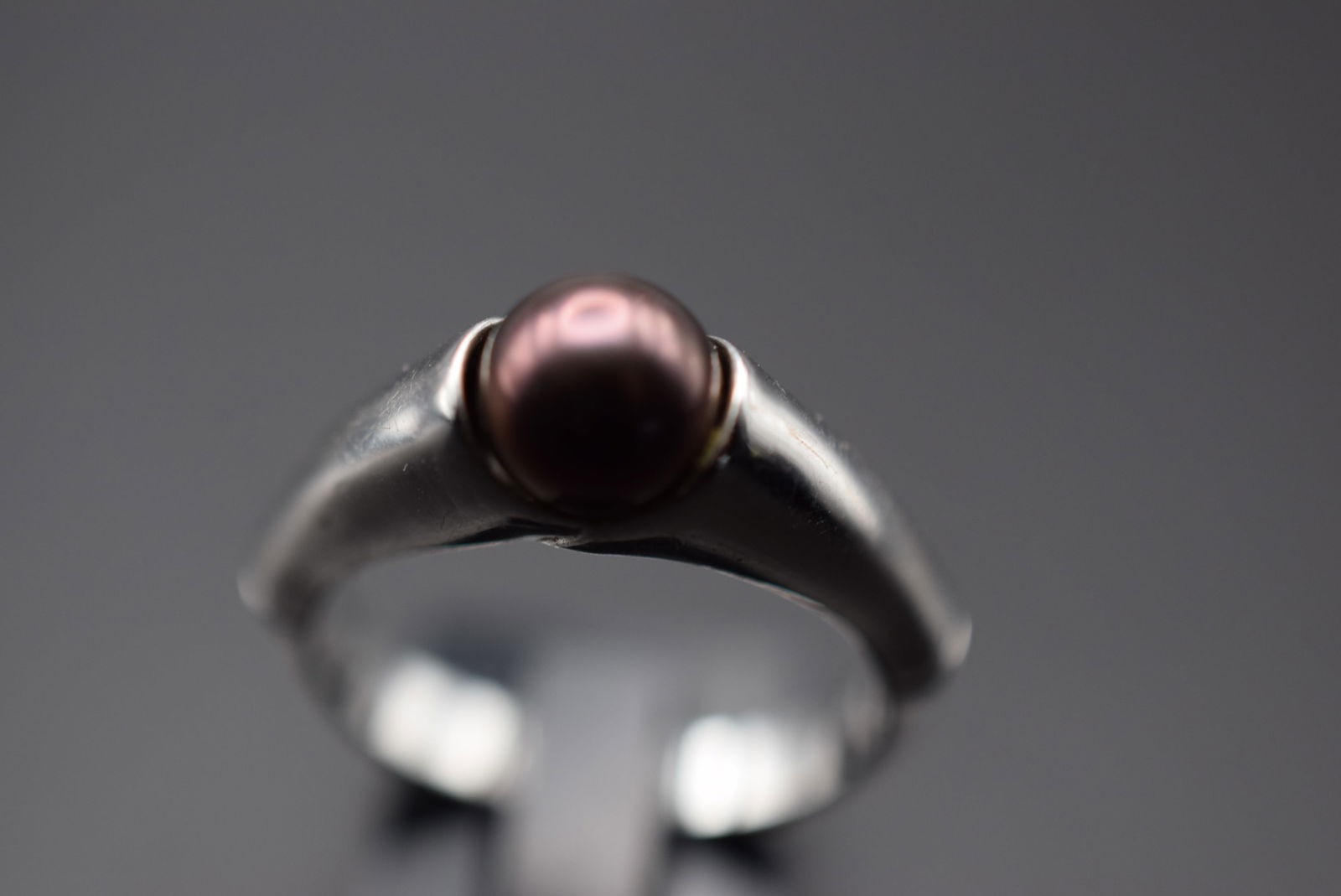 Misaki Sterling Silver 925 Pearl Ring Size 6.75 Lot 143 (1 of 5)