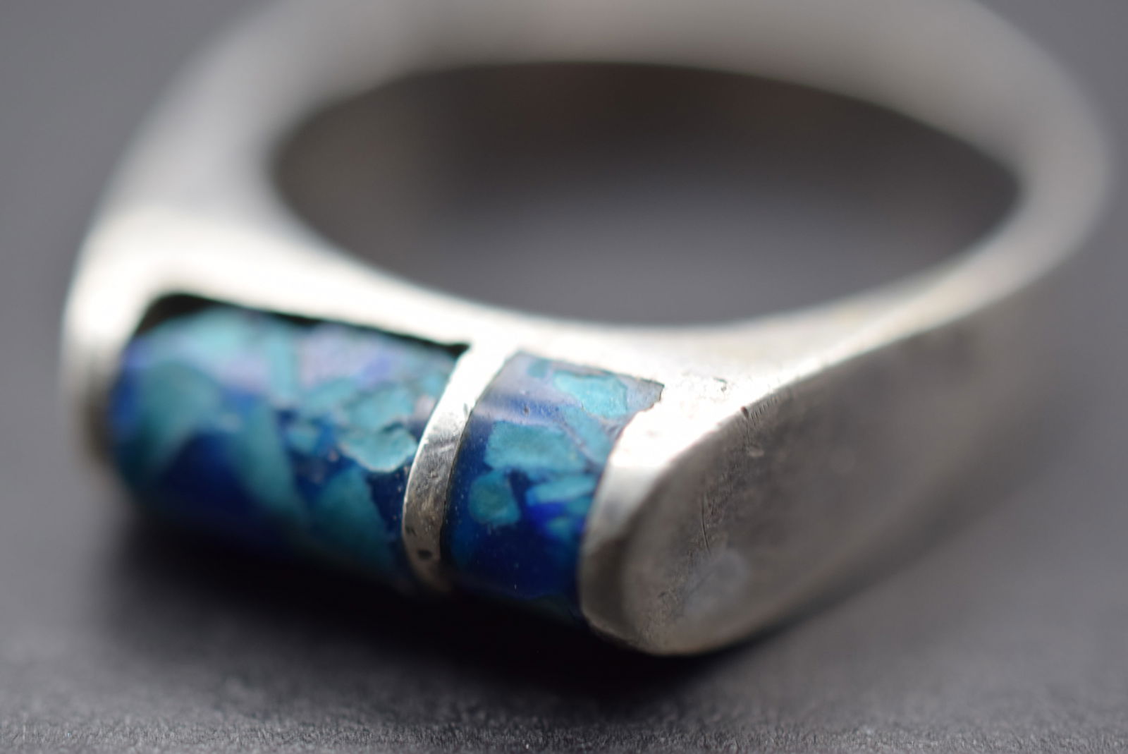 Mexico Sterling Silver 925 Ring Size 8.5 Lot 170 (1 of 5)