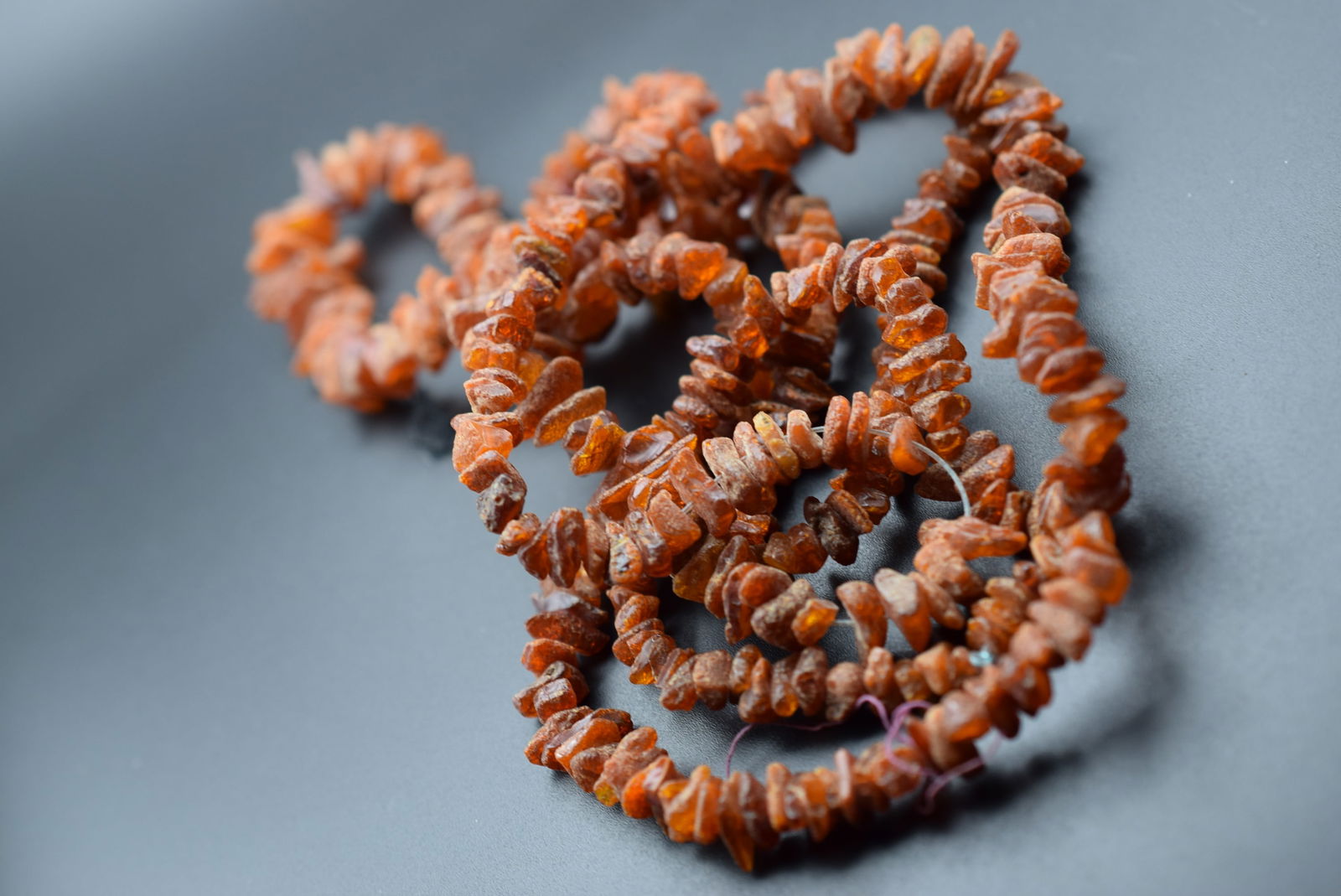 Genuine Amber Vintage Necklace Lot# DG 176 (1 of 3)