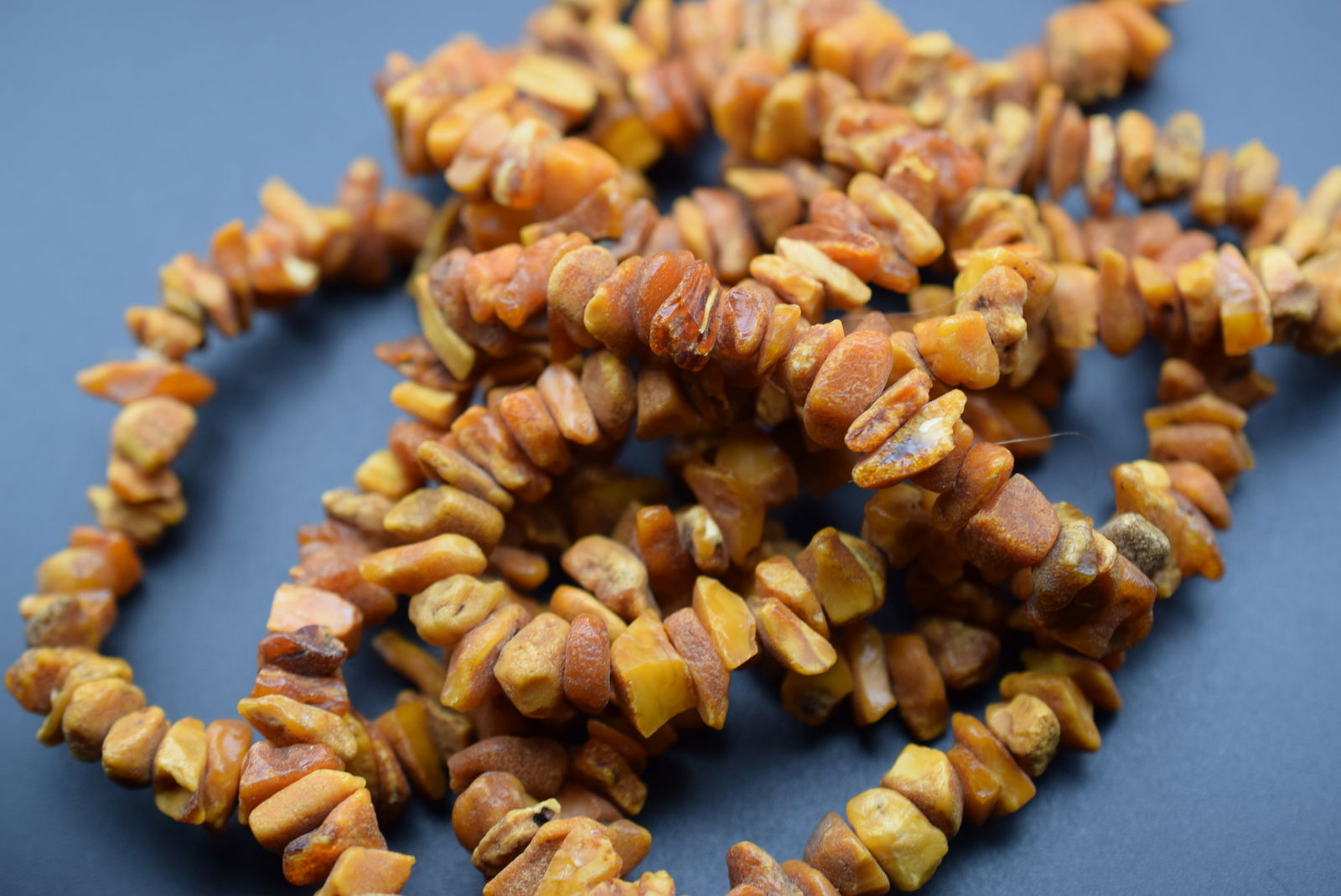 Genuine Amber Vintage Necklace Lot# DG 195 (1 of 6)