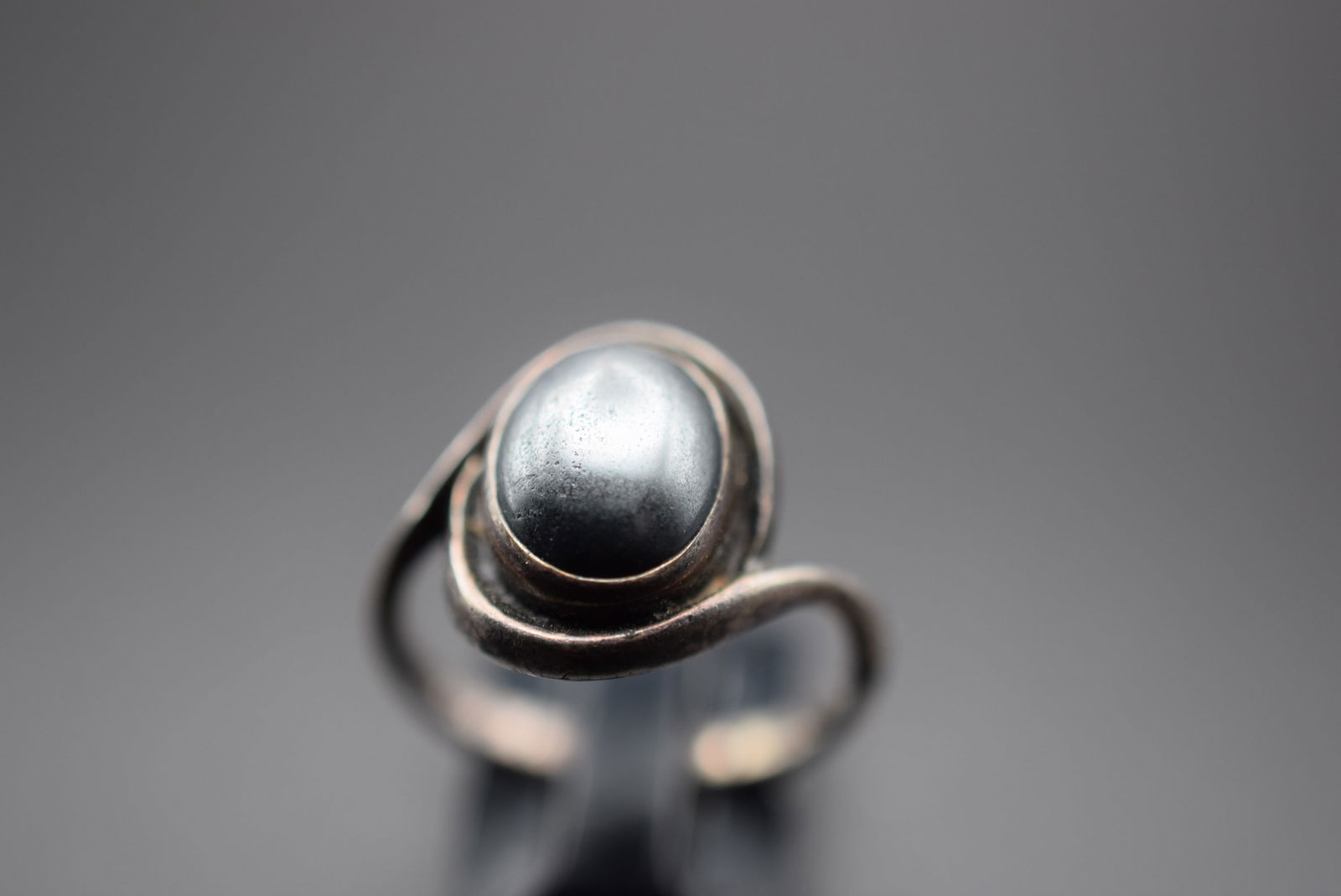 Black Pearl Sterling Silver 925 Ring Size 6.75 Lot 256 (1 of 4)