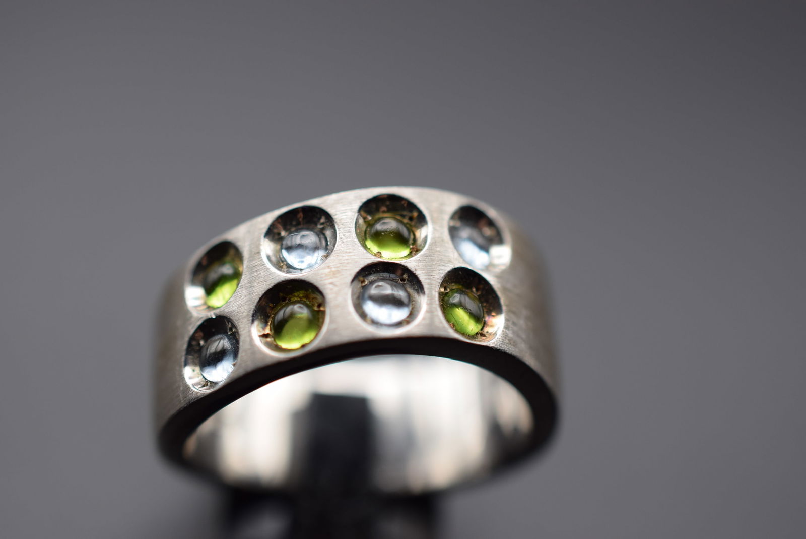 Zoppini Firenze Italy Cabochon Sterling Silver 925 Ring Size 7.5 Lot 296 (1 of 4)