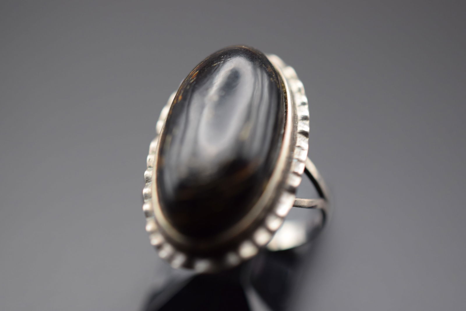 Wood Sterling Silver 925 Ring Size 4.5 Lot 298 (1 of 5)