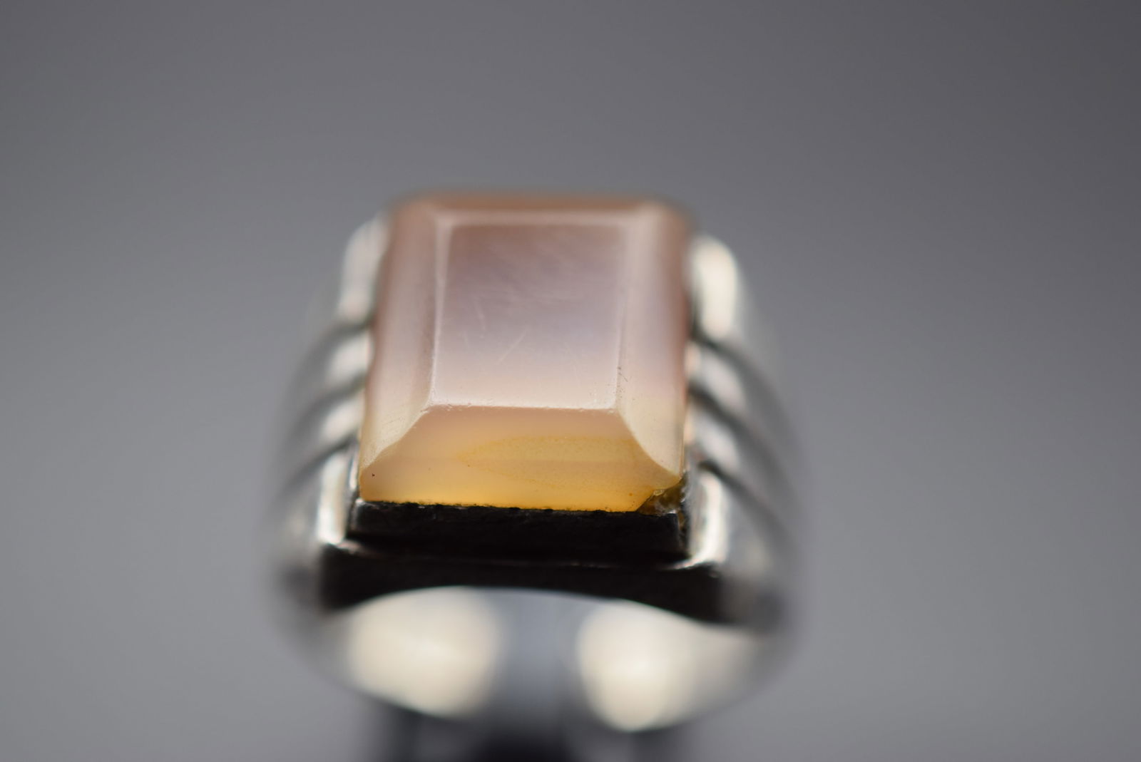 Agate Vintage Sterling Silver 925 Ring Size 10.5 Lot 308 (1 of 4)