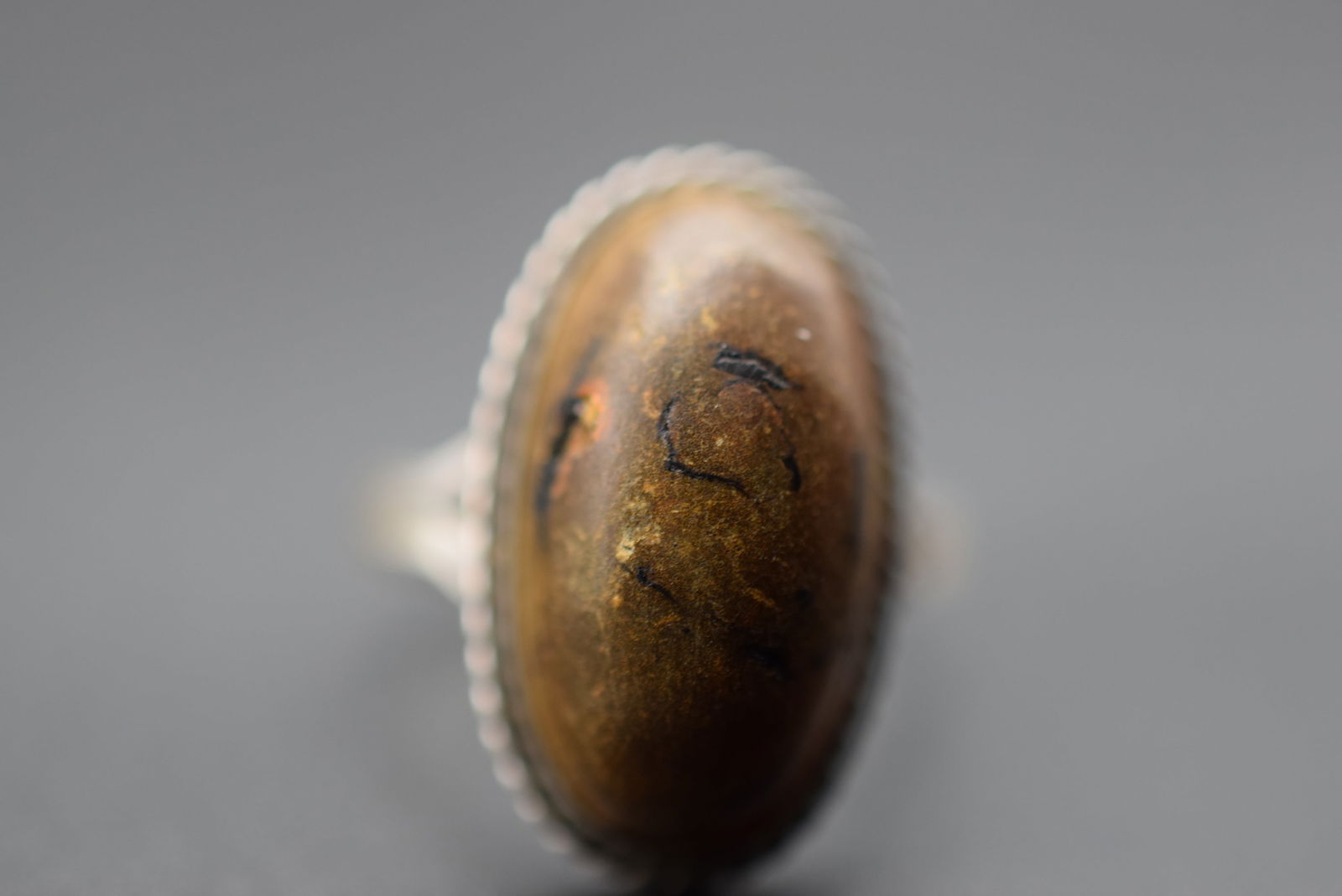 Amber Baltic Beauty Vintage Sterling Silver 925 Ring Size 7.25 Lot 321 (1 of 7)