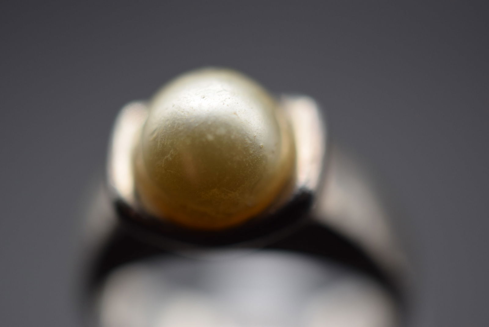 Pearl Solitaire Sterling Silver 925 Ring Size 6 Lot 362 (1 of 7)