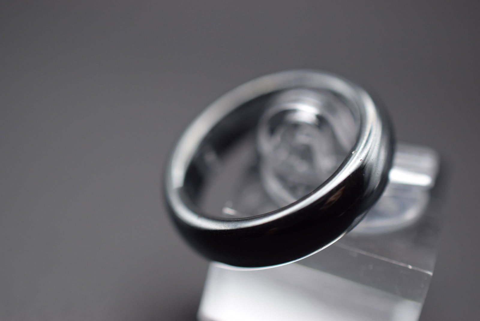 Hematite Ring Size 6.75 Lot 389 (1 of 4)