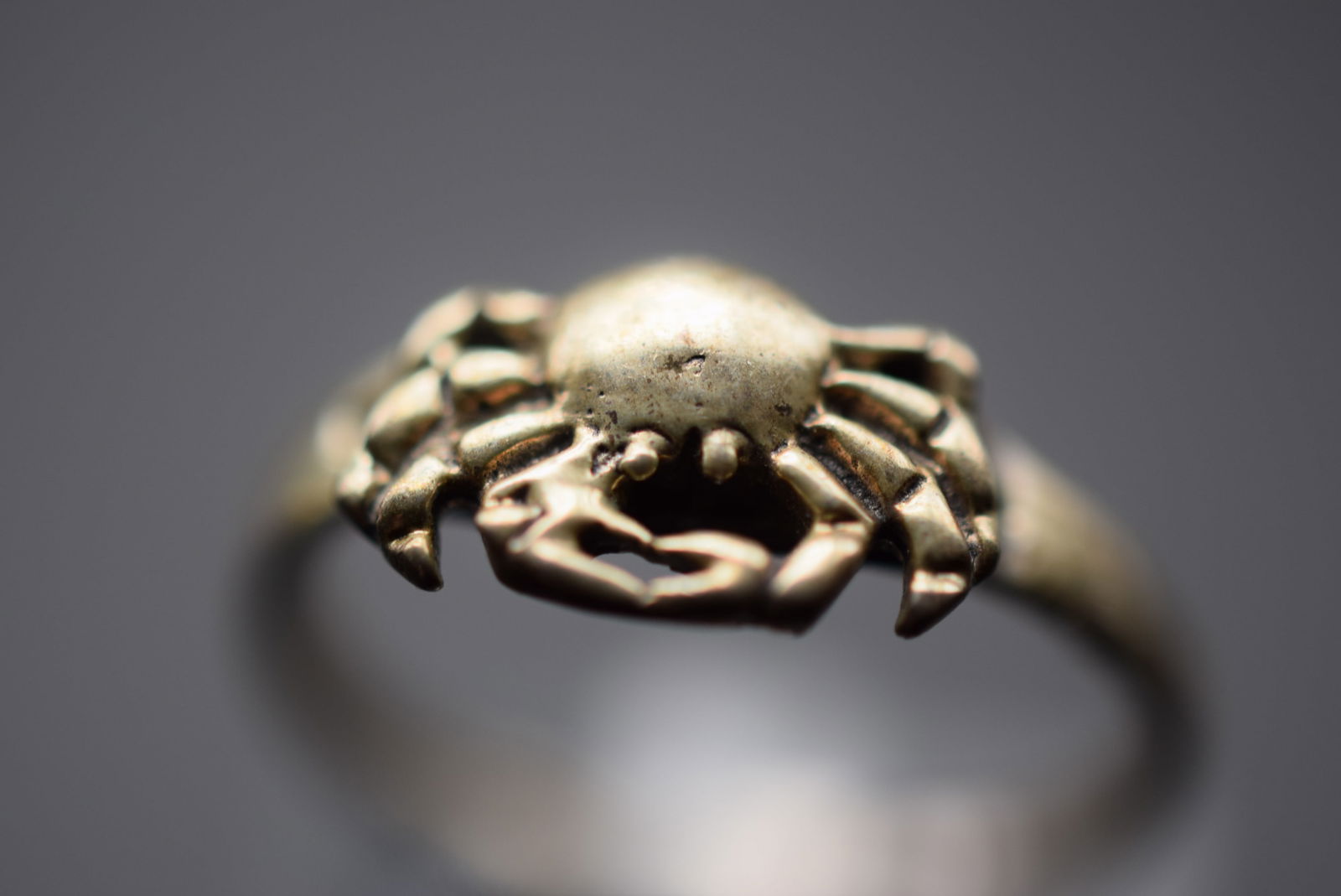 Crab Cancer King Crab Sterling Silver 925 Ring Size 5.5 Lot 422 (1 of 4)
