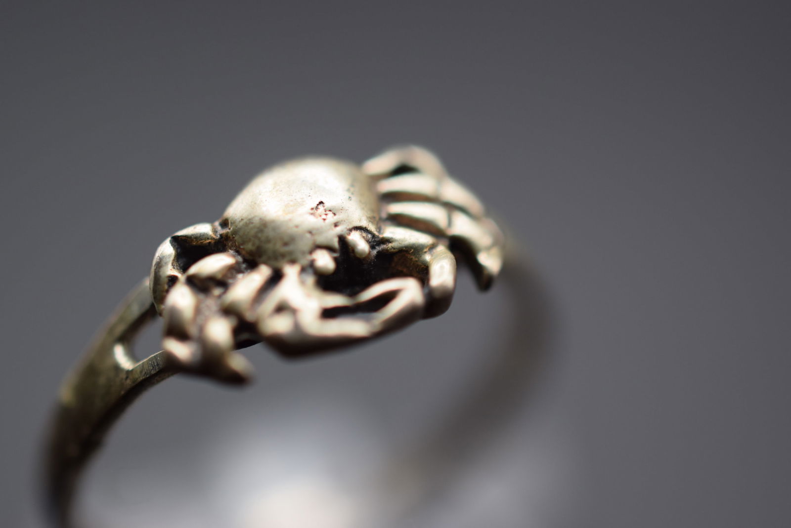 Crab Cancer King Crab Sterling Silver 925 Ring Size 5.5 Lot 442 (1 of 5)