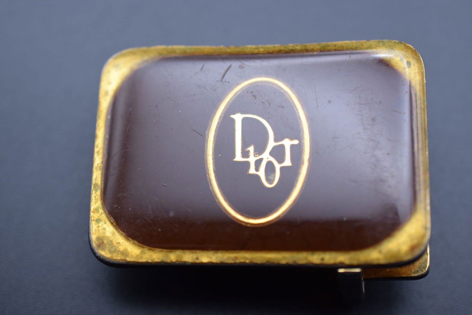 Christain Dior Vintage Belt Buckle 1950's Lot# DG 445 (1 of 4)