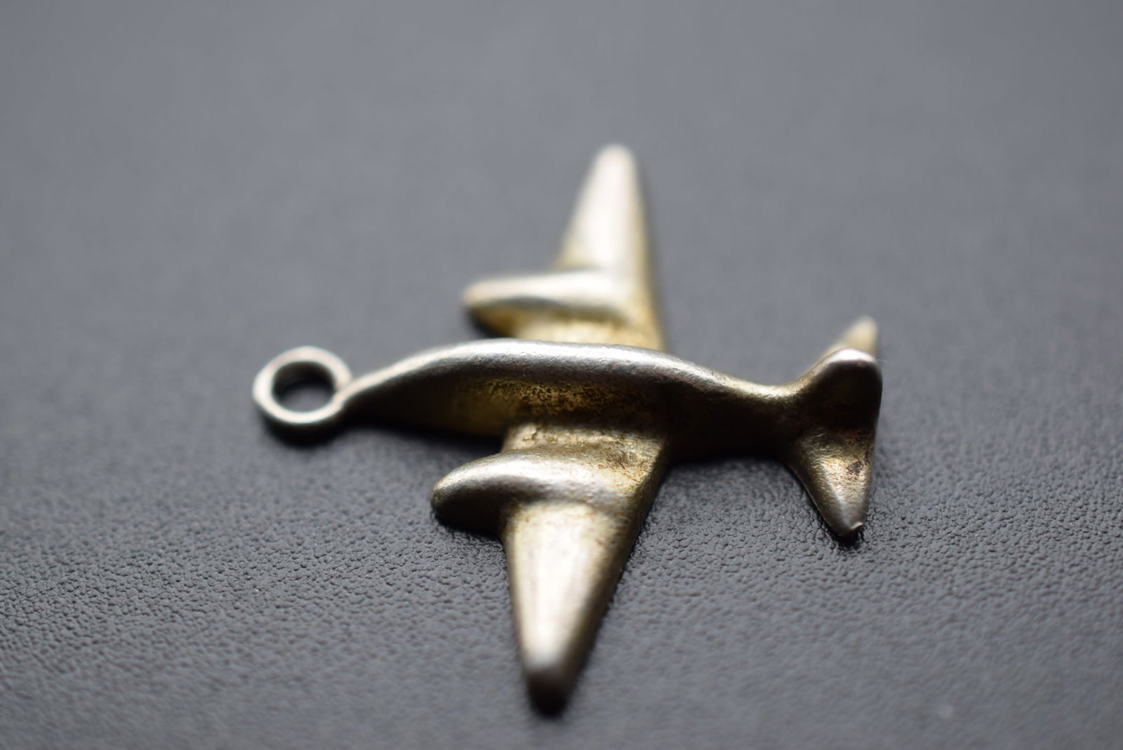 Airplane Charm Pendant Vintage Silver Lot# DG 464 (1 of 3)