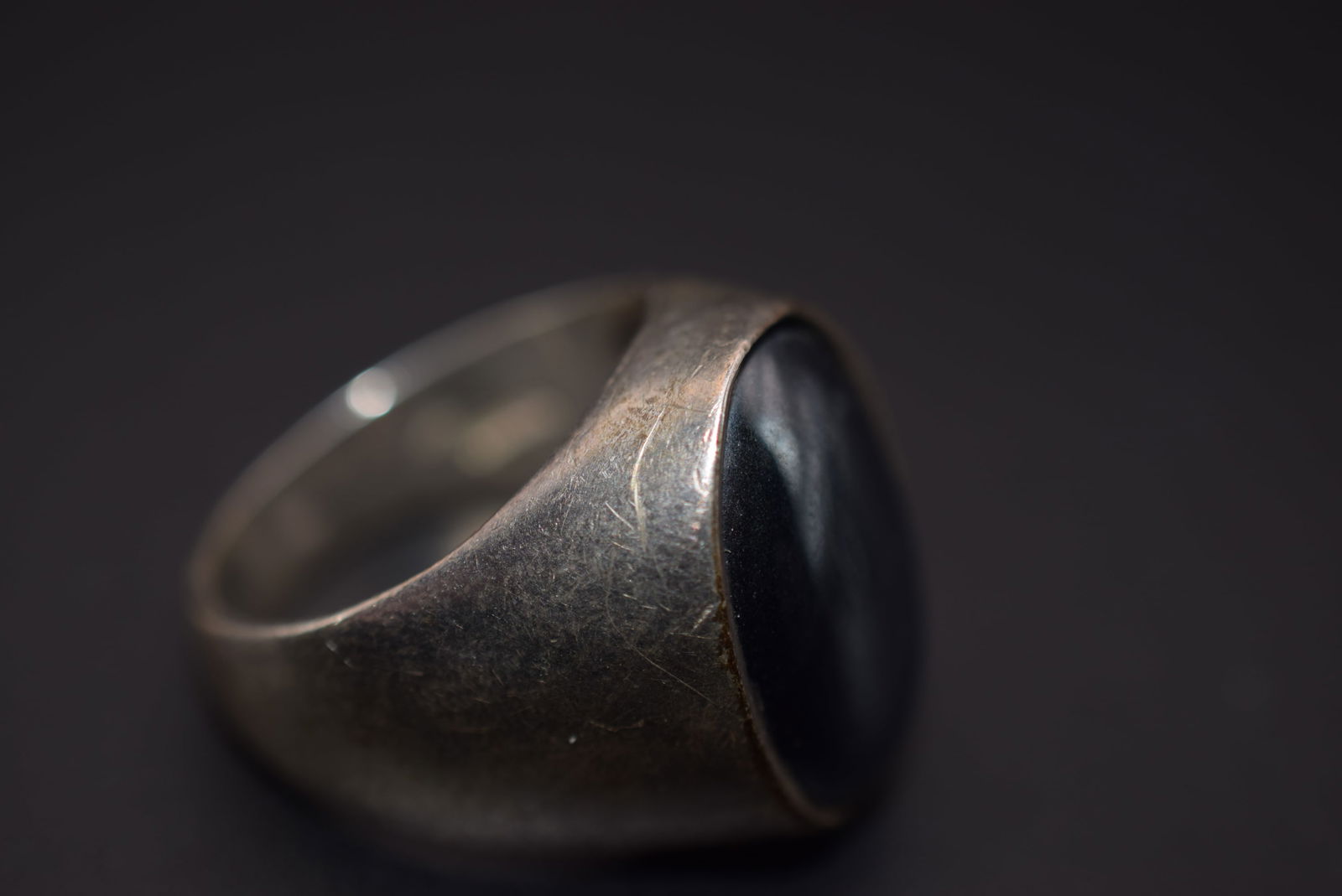 Hematite HUGE Sterling Silver 925 Ring Size 9.75 Lot 507 (1 of 10)