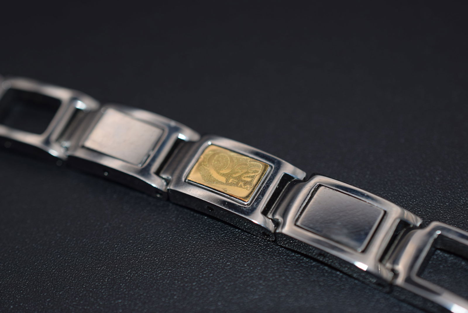 Manuel Zed Italy Q92 Stainless Steel Bracelet Lot 580 (1 of 8)