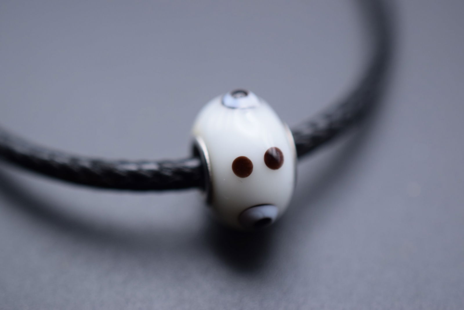 Silk Weave Rope Chain Bracelet Murano Glass Bead Charm bracelet fits Pandora Lot 642 (1 of 3)