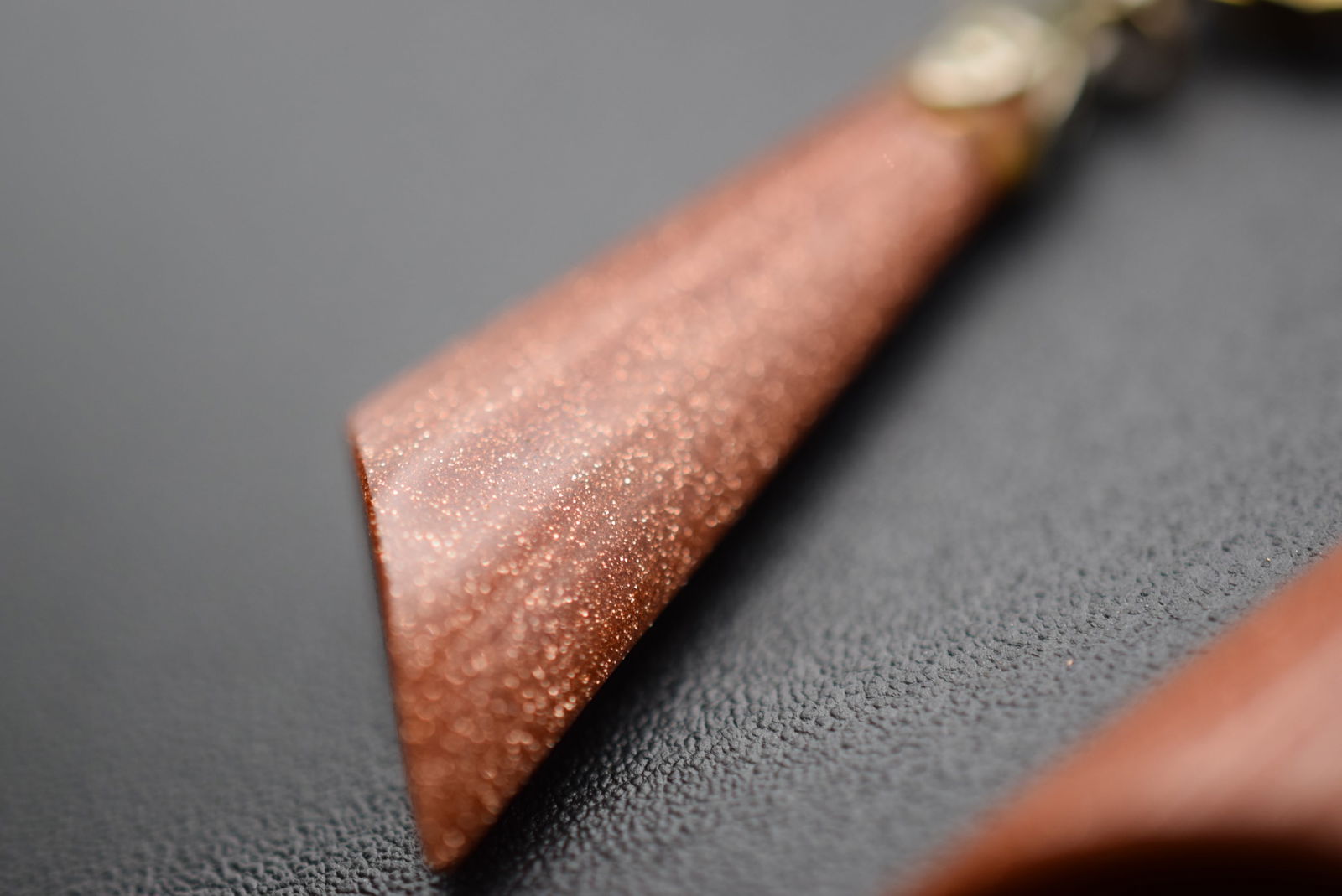 Goldstone Vintage Dangle Pierced Earrings Sterling Silver 925 Lot 652 (1 of 3)