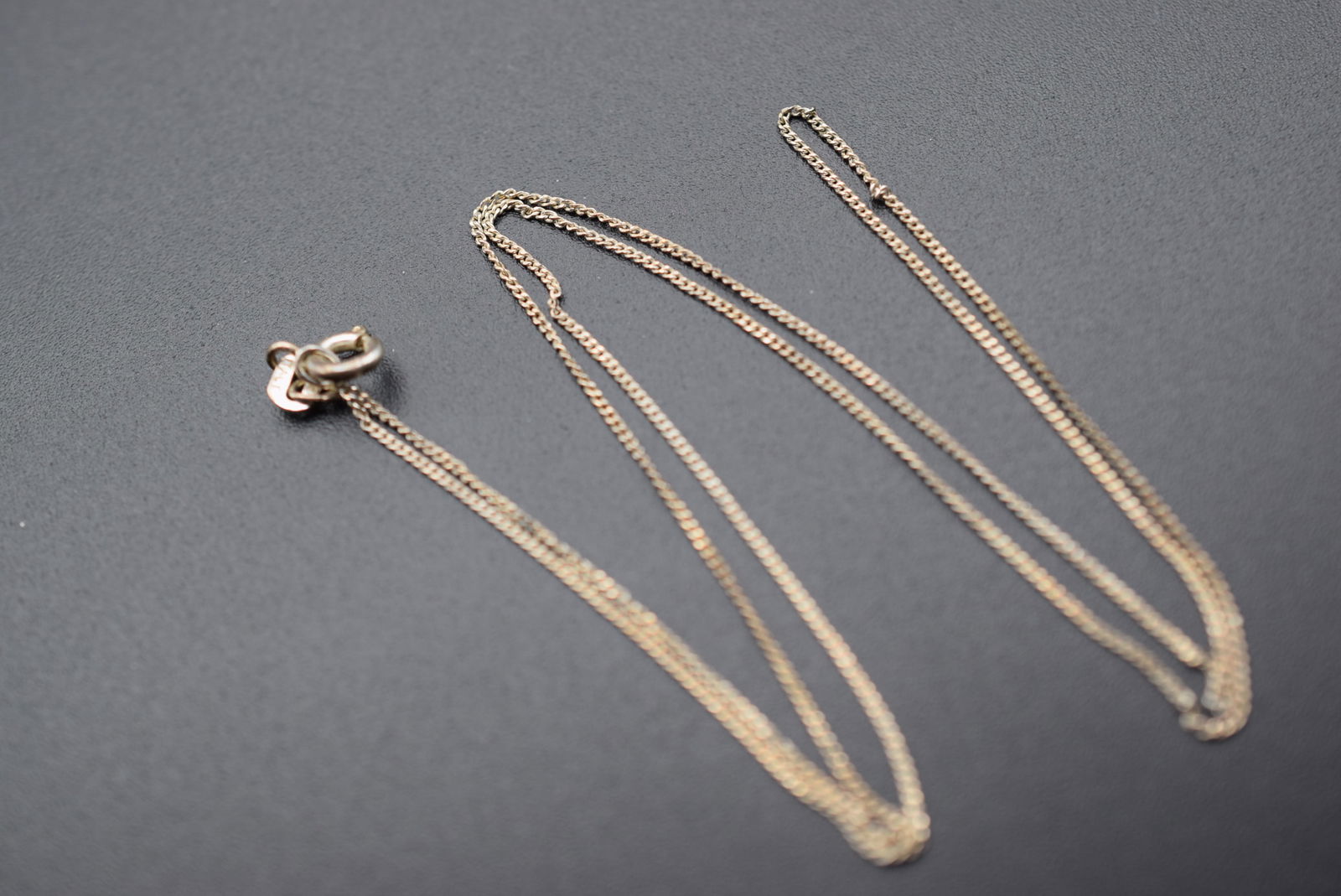 Sterling Silver 925 Chain Necklace 19" Long Lot# DG 703 (1 of 4)