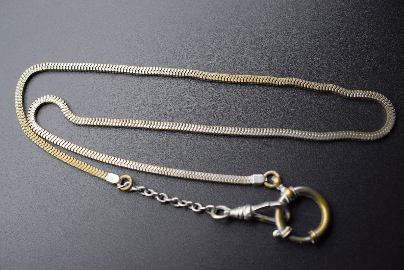 Watch Fob Chain Vintage 19" Lot# DG 718 (1 of 2)