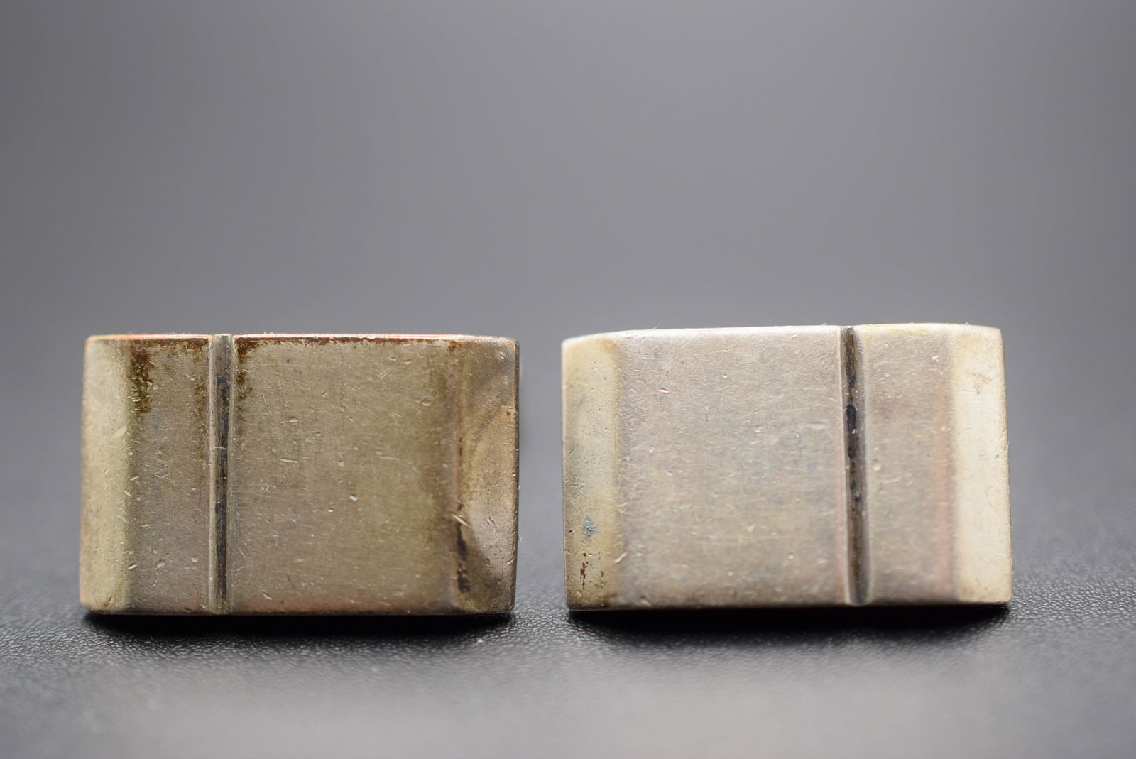 Handwrought Silver Lois Vintage Cufflinks Lot# DG 738 (1 of 4)