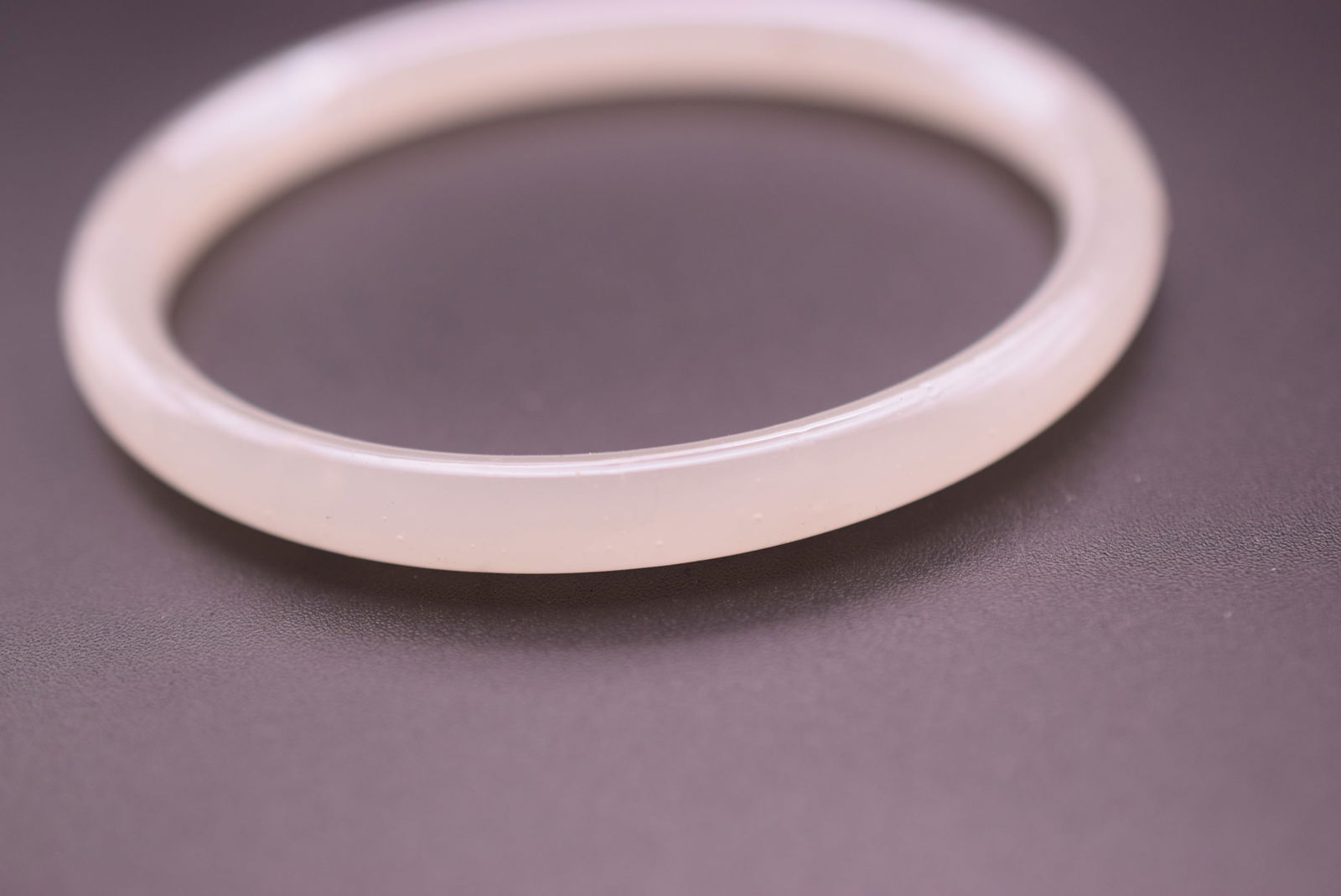 White Jade Bracelet Bangle Lot 765 (1 of 4)