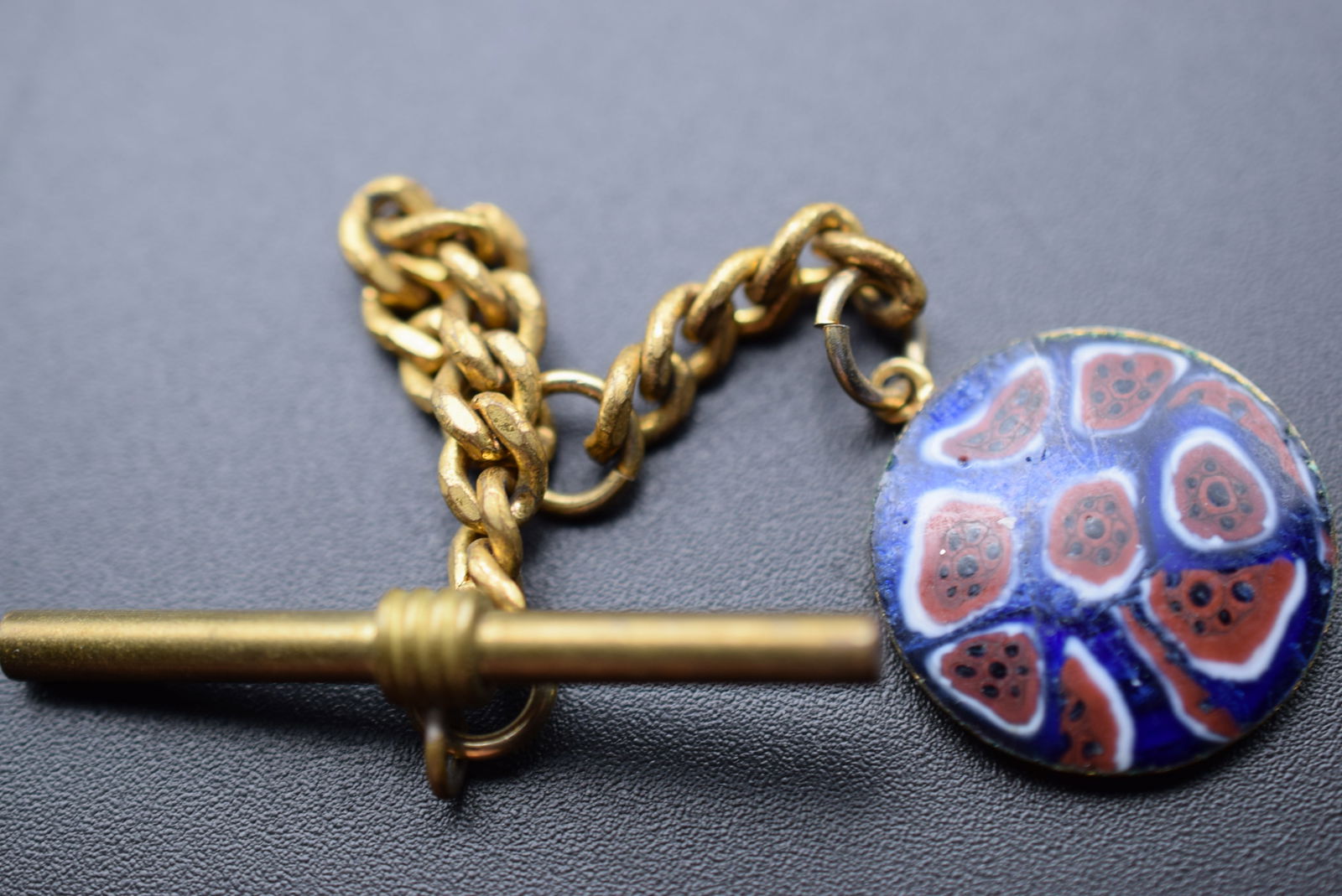 Millefiore Old Watch Fob Pendant Lot# DG 799 (1 of 3)