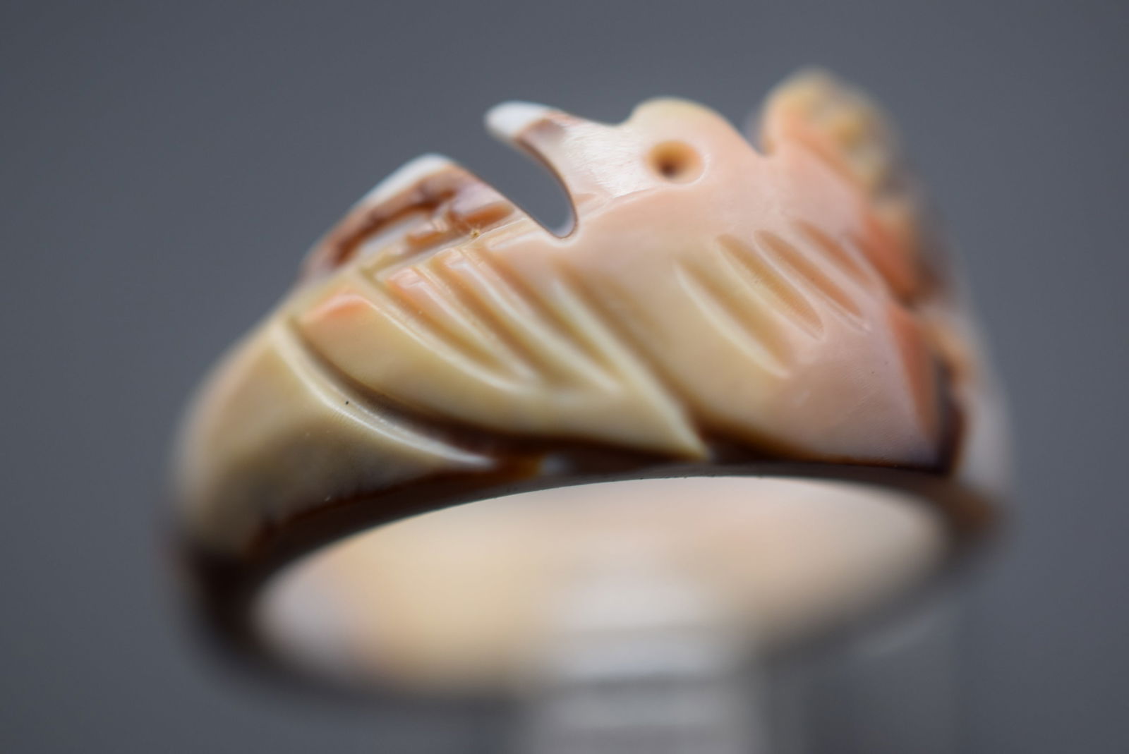 Shell Bird Ring Hand Made Ring Size 5.75 Lot# DG 824 (1 of 3)