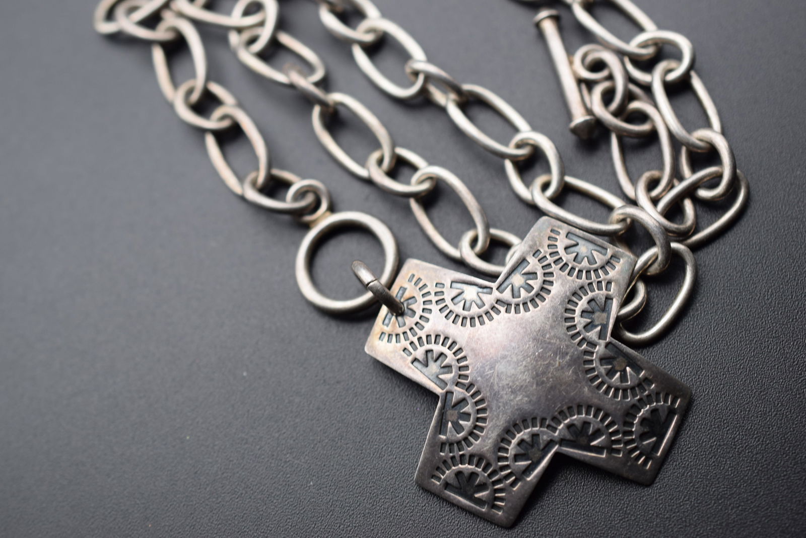 Silpada Sterling Silver 925 Old Pawn Cross Necklace Vintage Lot# DG 831 (1 of 3)