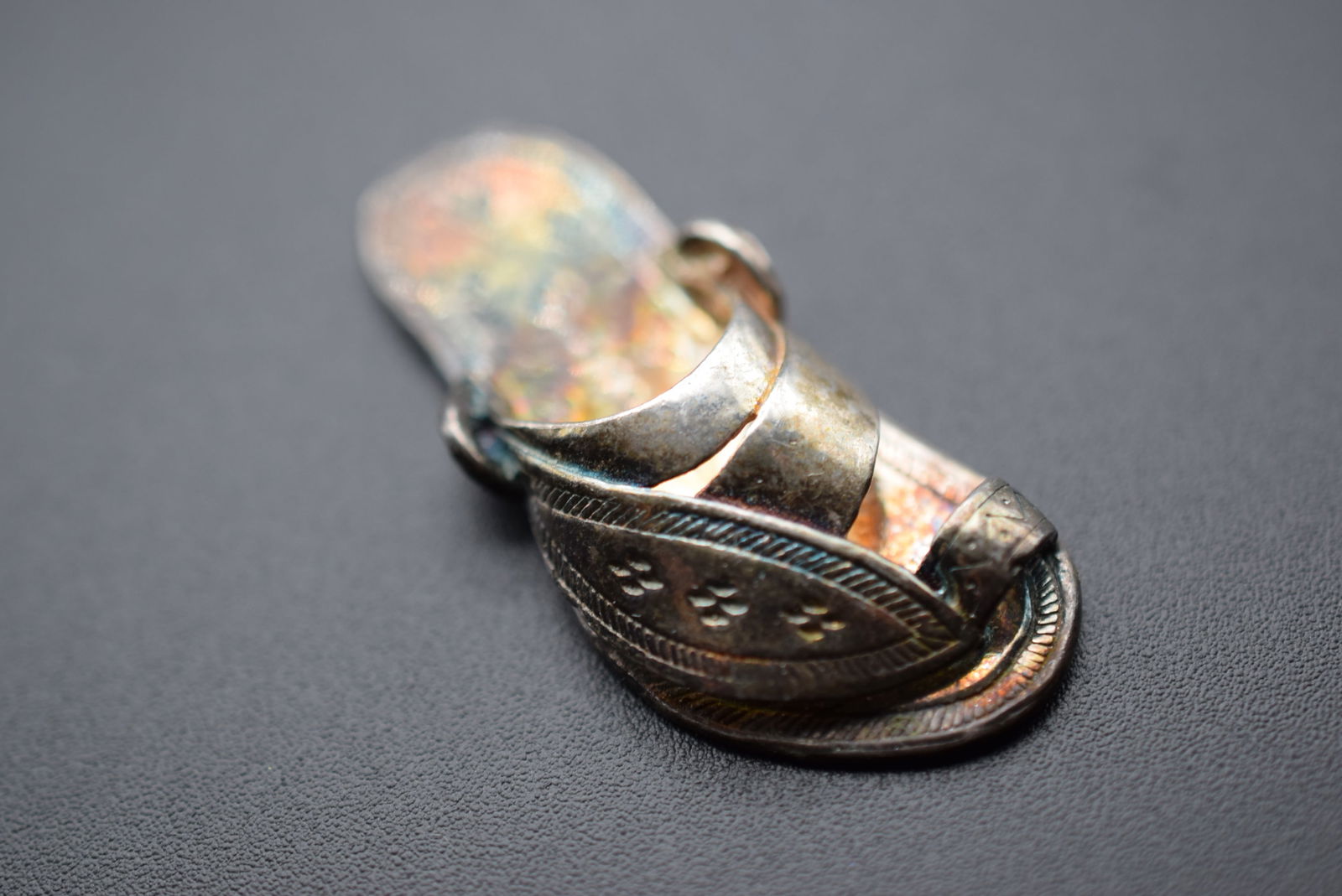 thong shoe Sterling Silver 925 Charm Pendant Lot 850 (1 of 3)