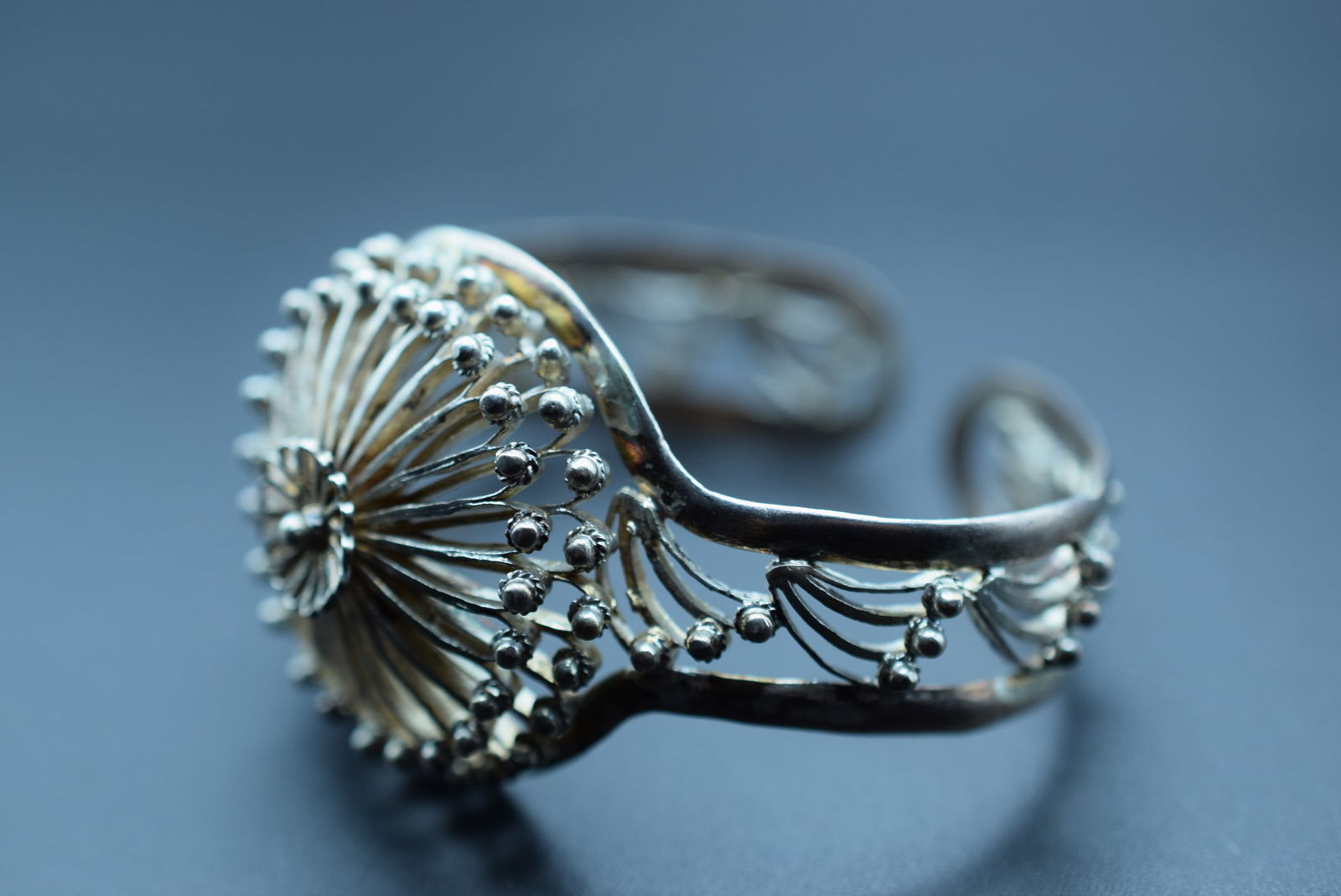 Canetille Silver Hand Made Bracelet Lot# DG 870 (1 of 4)