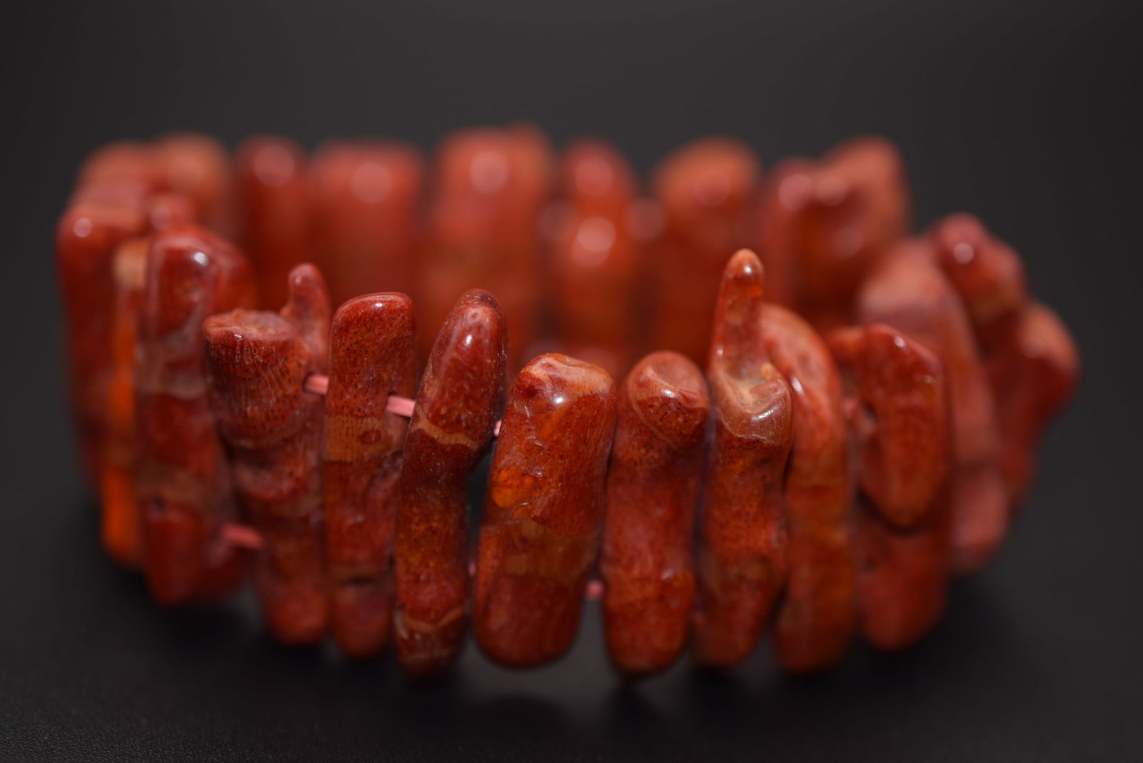 Sponge Coral Stretch Bracelet Large pieces beautiful Lot DG 897 (1 of 7)