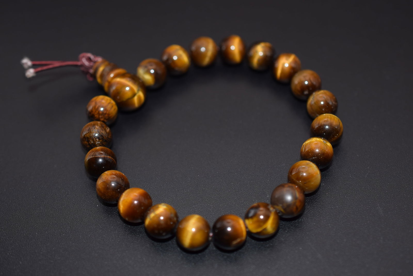 Tiger Eye Meditation Prayer Beads 8mm Stretch fit all Lot 1070 (1 of 2)