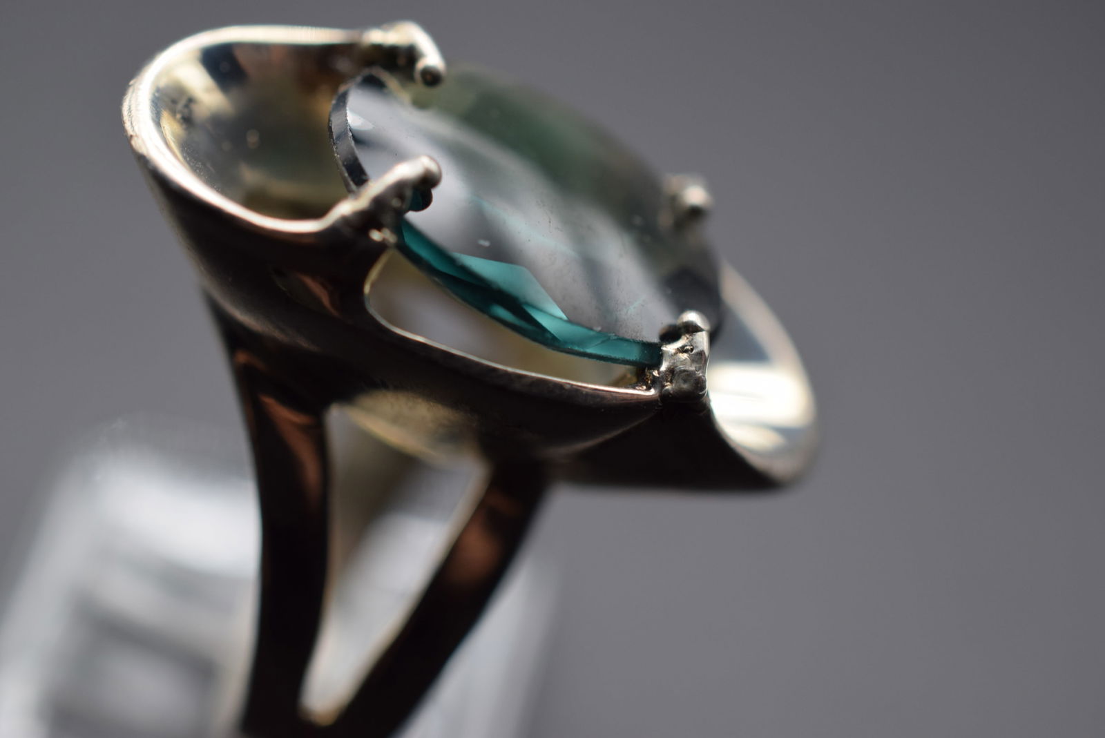 No Less Than Stunning Mexico Sterling Silver 925 Ring Size 7.25 Lot# DG 1083 (1 of 5)