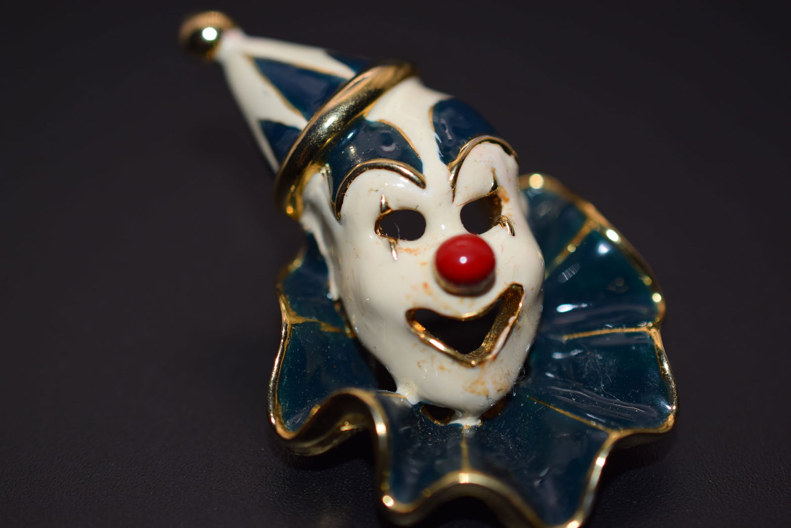 Enamel Clown Vintage Brooch Pin Lot 1143 (1 of 6)