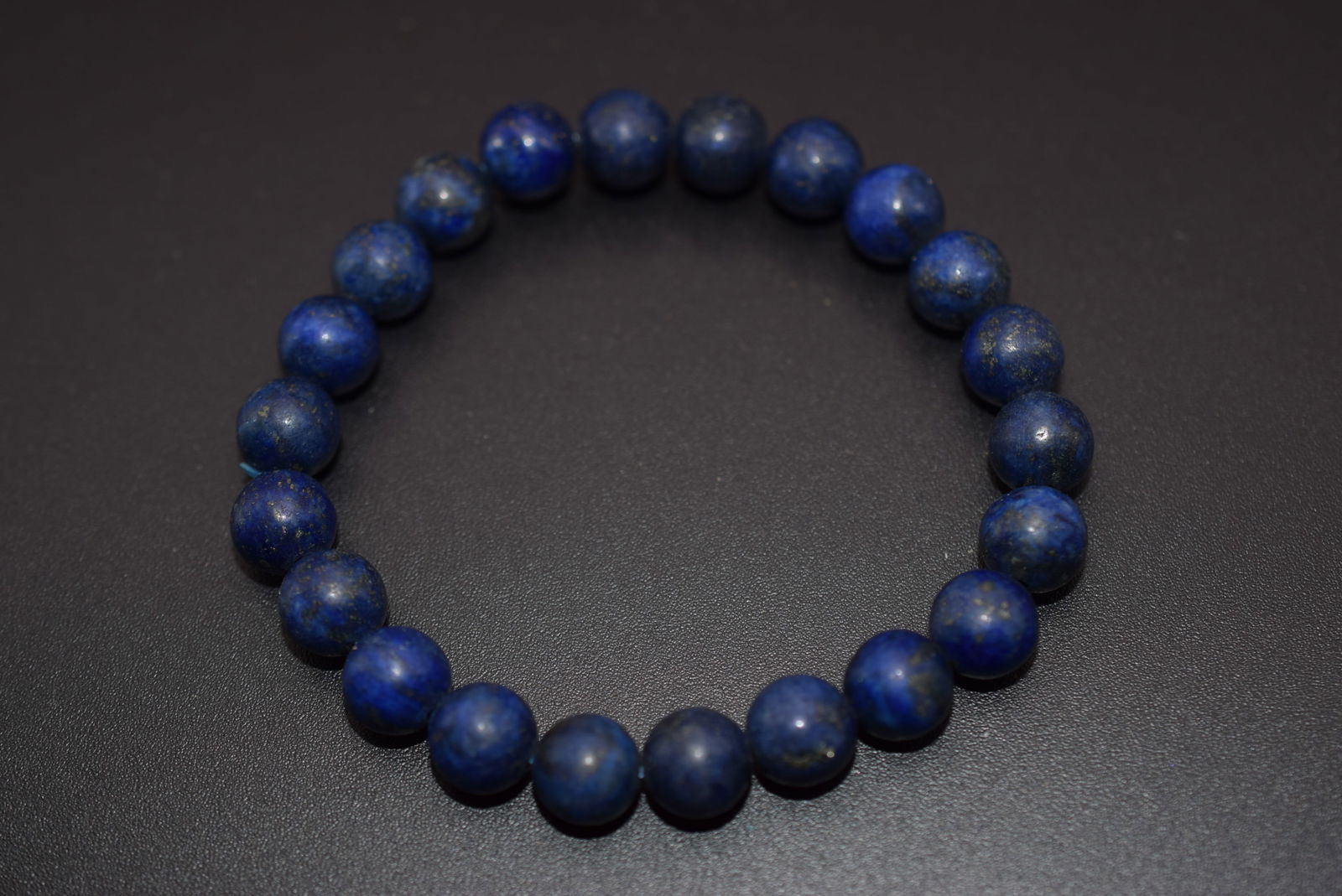 Lapis Lazuli 8mm Stretch Bracelet Lot 1231 (1 of 2)
