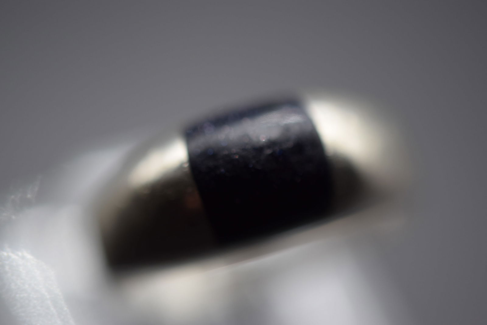 Mexico Sparkle Navy Stone Sterling Silver 925 Ring Size 7 Lot EH 122 (1 of 4)