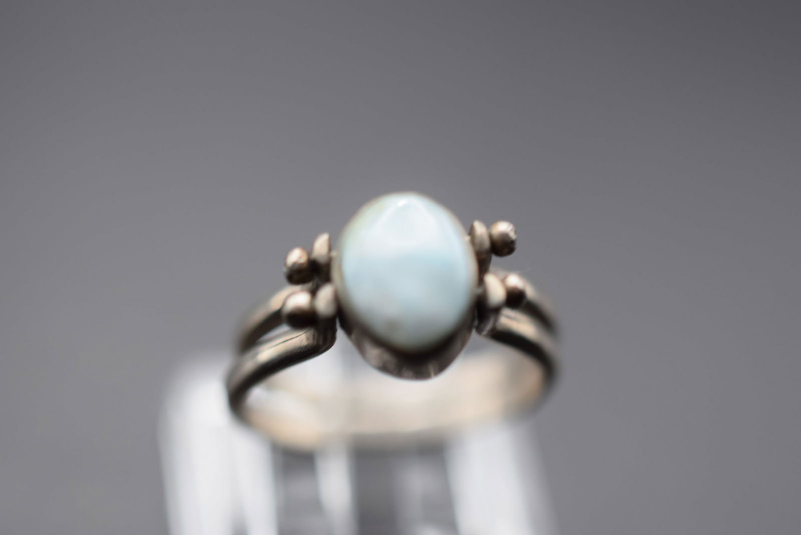 Larimar Amber Sterling Silver 925 Flip Switch Ring Size 6 Lot EH 223: Larimar Amber Sterling Silver 925 Flip Switch Ring Size 6 top measures 3/8" signed inside 925 weigns 2.75 grams