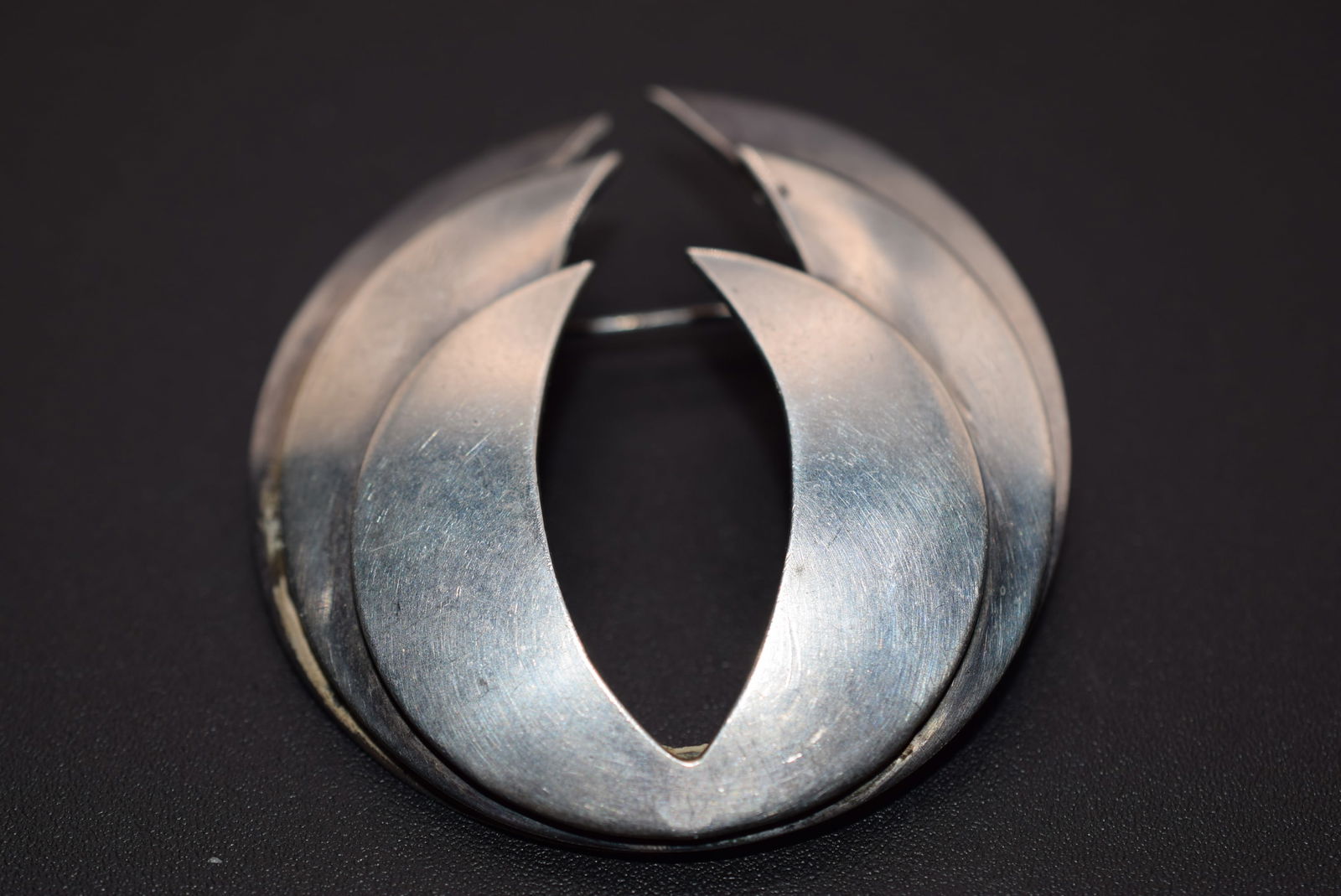 Hector Aguilar Mexico Sterling Magnificent Brooch Pin Vintage Lot EH 583 (1 of 3)