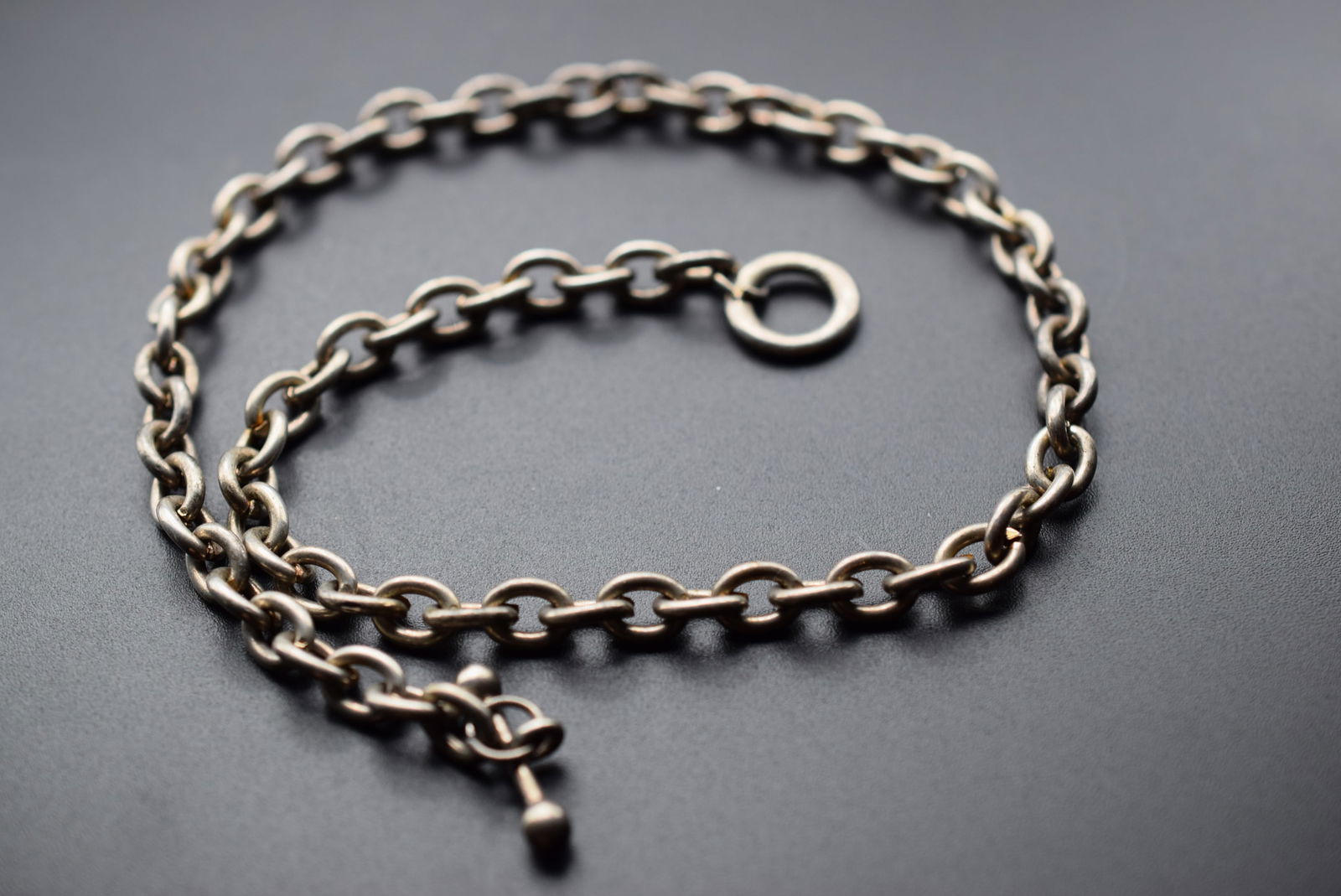 Thick Silver Mega Link Chain Lot EH 611 (1 of 2)