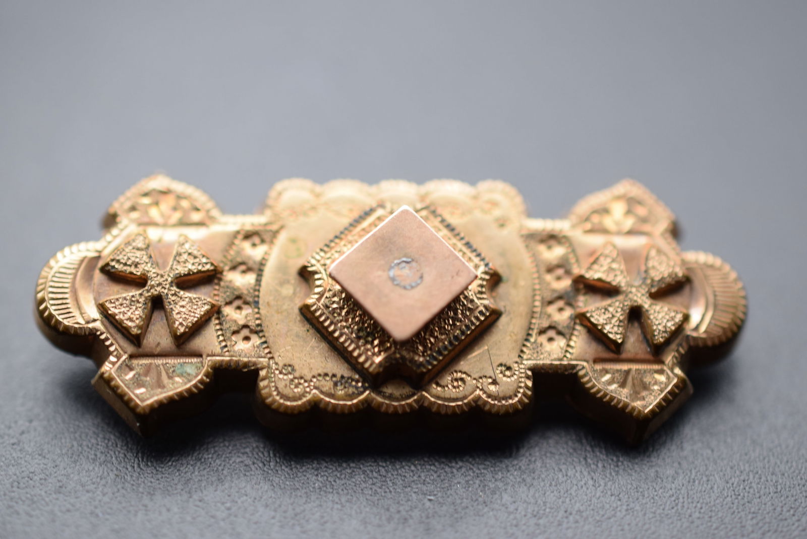 Edwardian Vintage Gold Filled Early Brooch Pin Lot EH 705 (1 of 2)