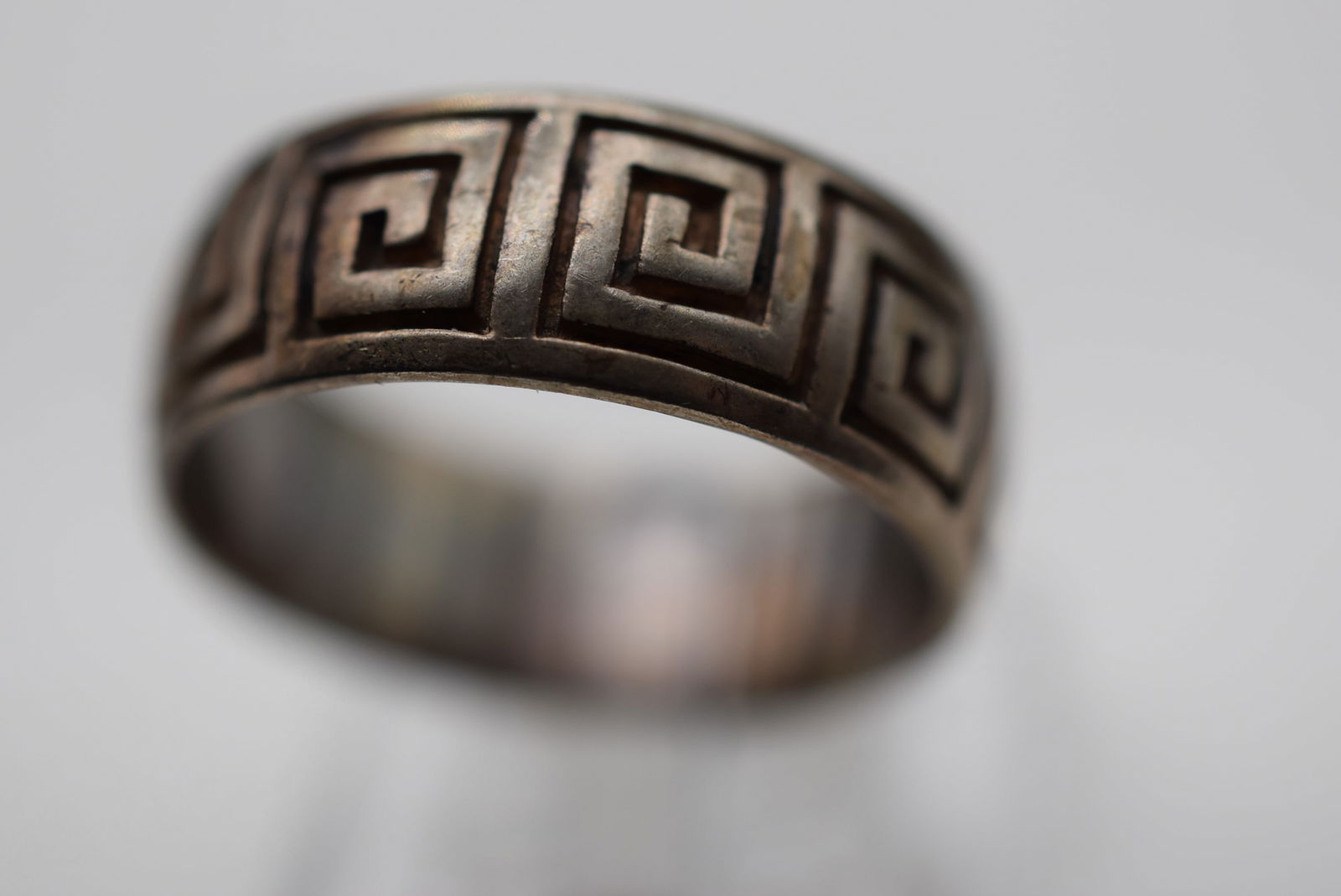 Band Sterling Silver 925 Vintage Ring Size 9.75 Lot EH 851 (1 of 4)