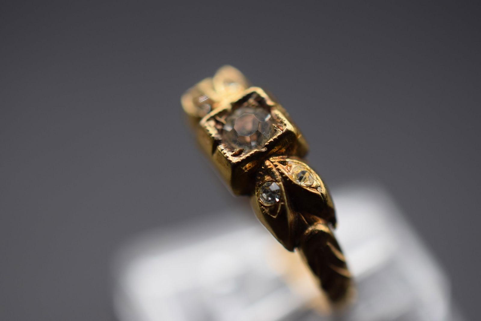 10K Gold Filled Sterling Silver 925 Vintage Ring Size 5.5 Lot EH 1233 (1 of 2)