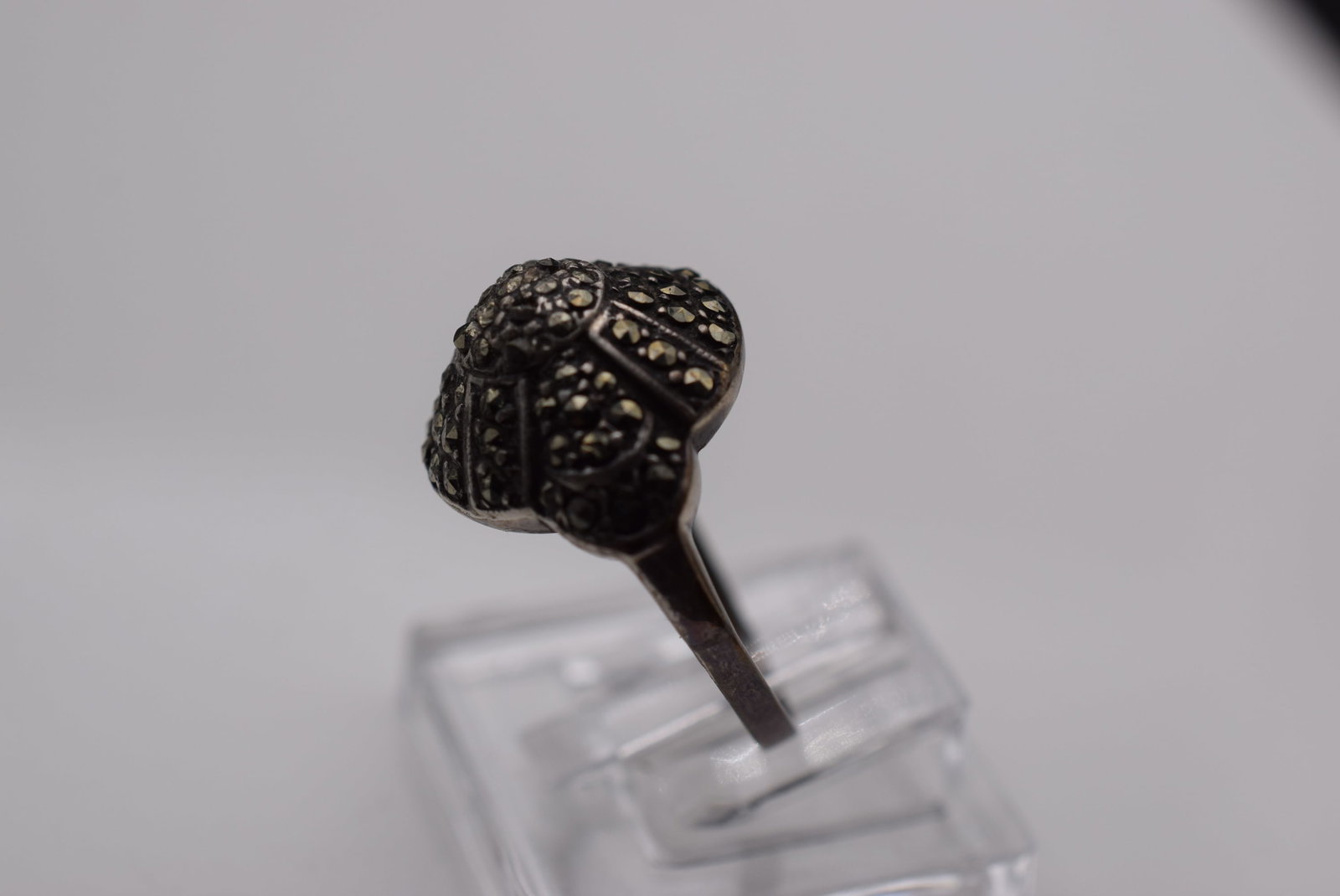 Marcasite Vintage Sterling Silver Ring Size 5.25 Lot Fi 137 (1 of 3)