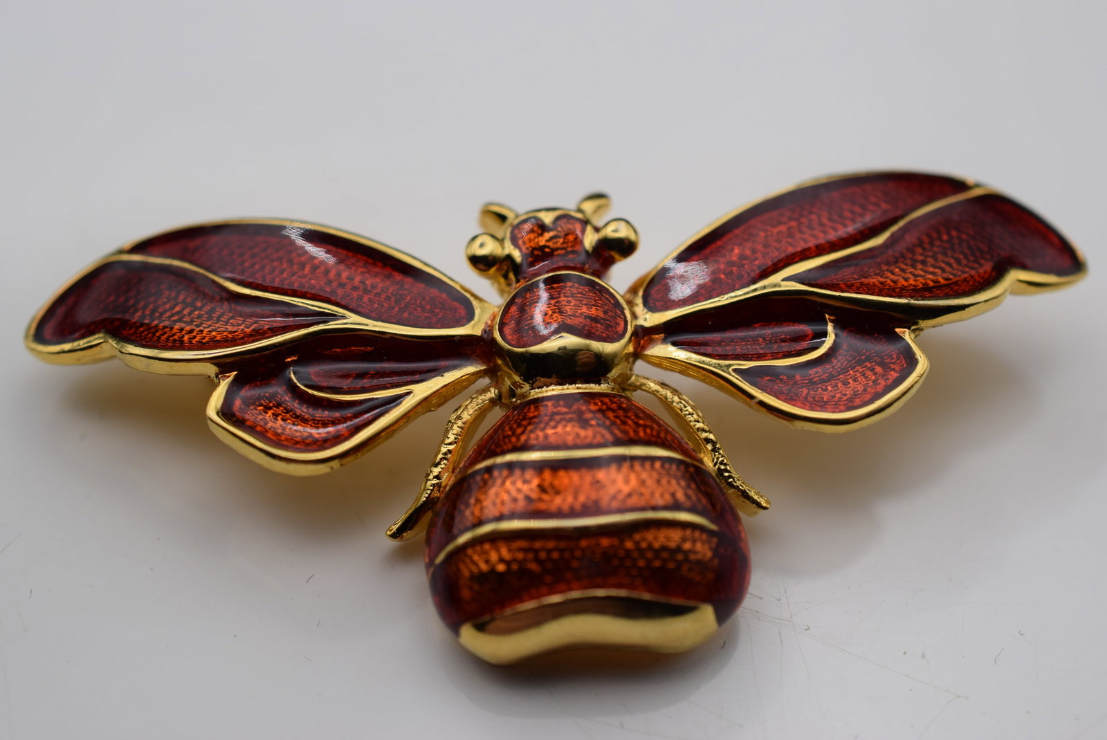 Enamel Bumble Bee Bug Brooch Pin Lot Fi 148 (1 of 2)