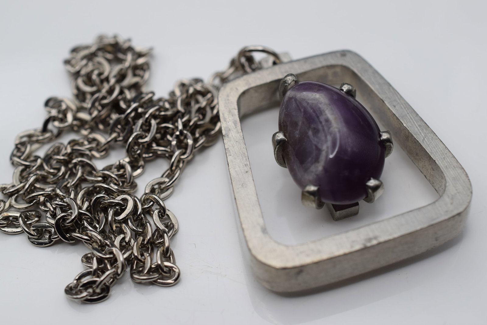 Jorgen Jensen Denmark Modernist Amethyst Necklace Vintage Lot Fi 205 (1 of 3)