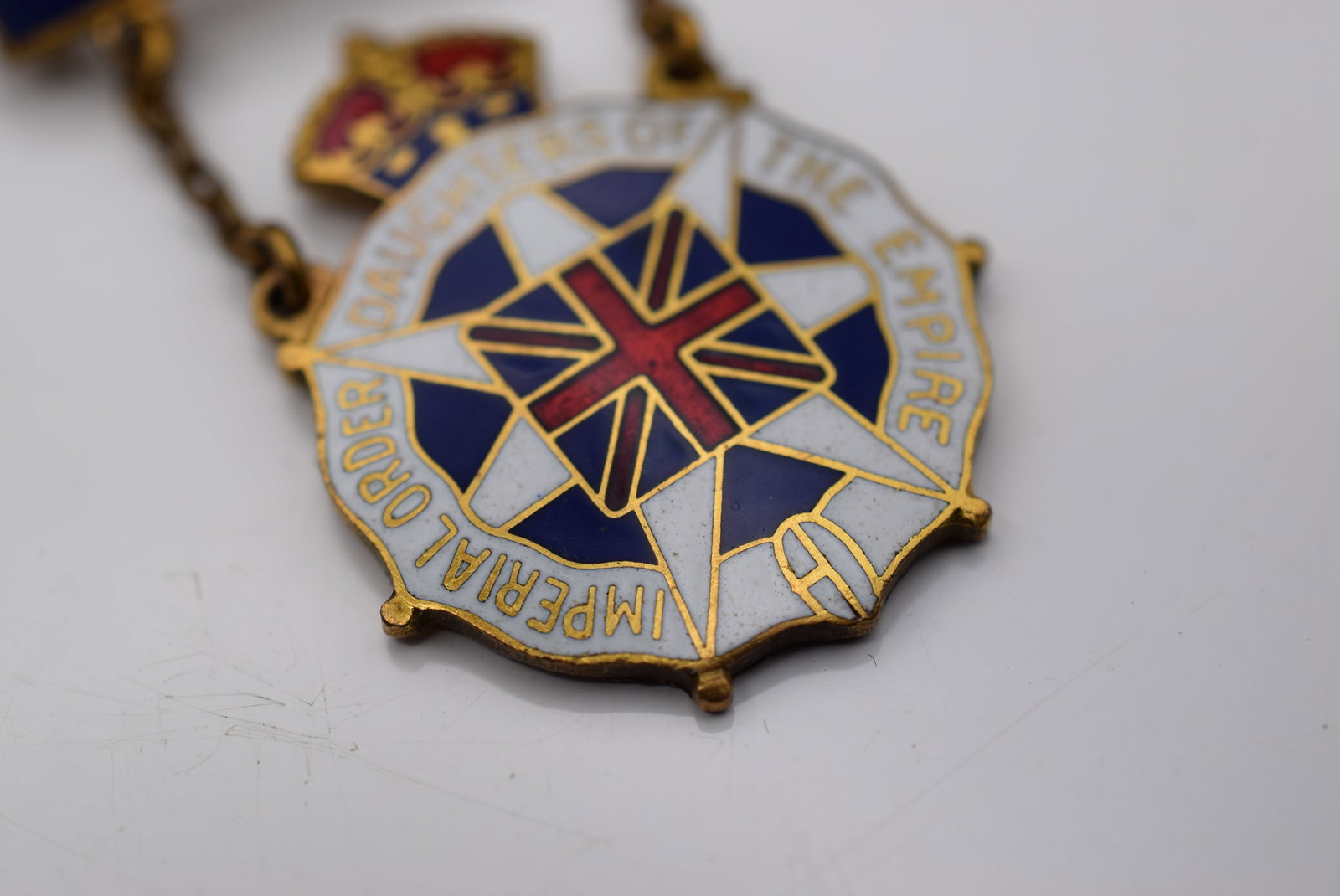 1939 Birks Daughters of the empire Enamel British Brooch Pin Vintage Lot Fi 207 (1 of 3)