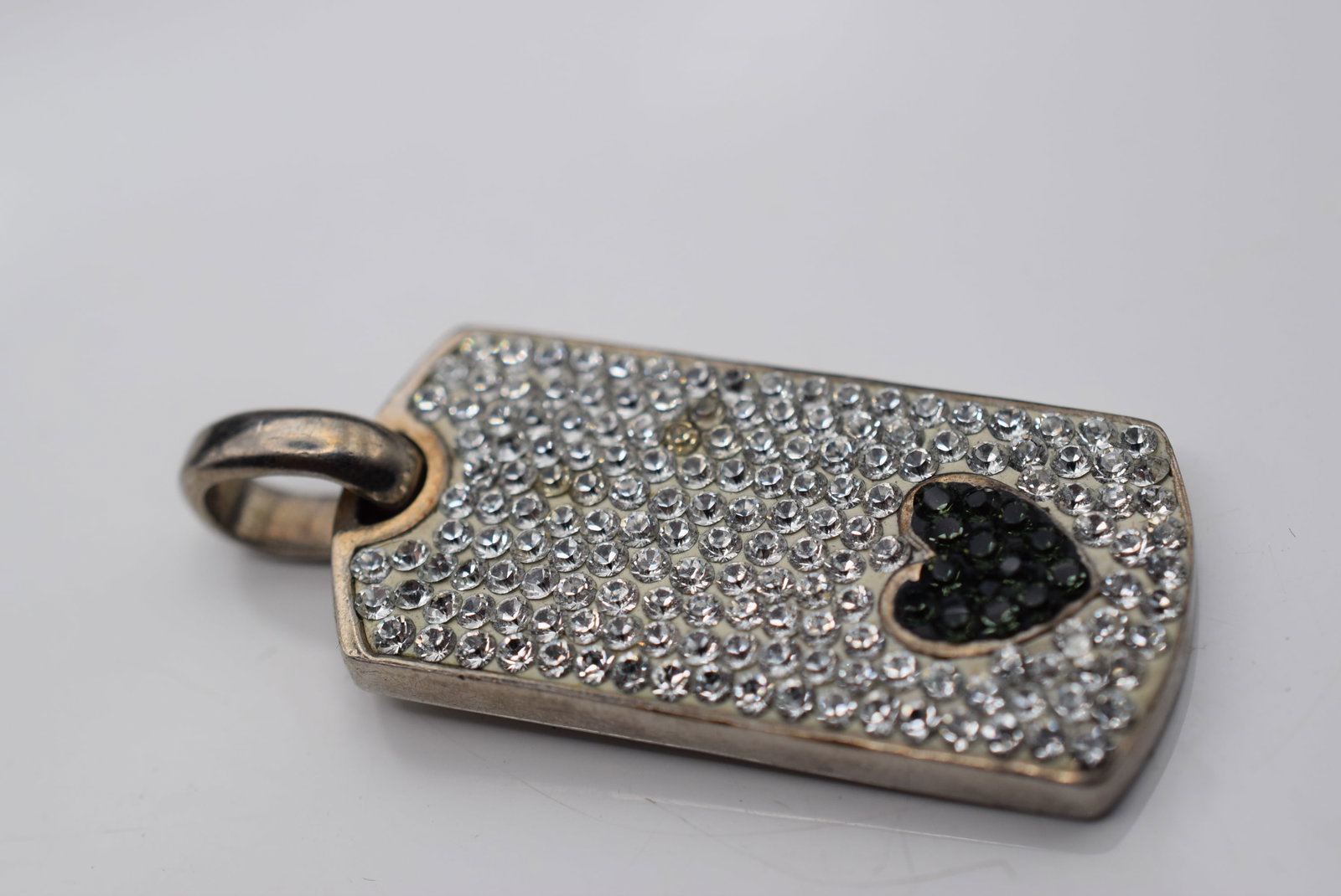 Sterling Silver 925 CZ Heart Pendant Lot Fi 212 (1 of 2)