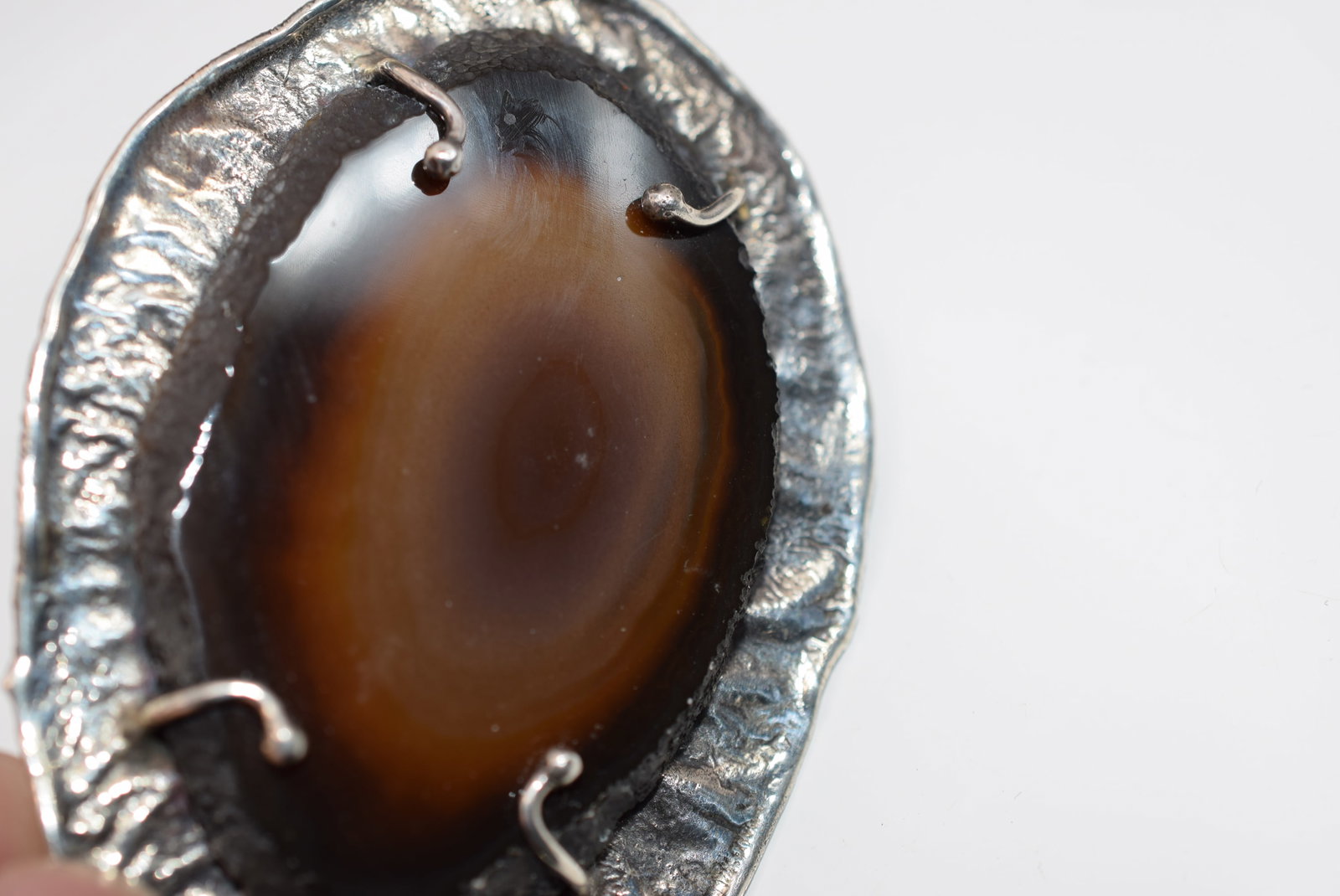 Huge Agate Brooch Pin Vintage also Pendant Lot Fi 260: Agate Brooch Pin Vintage measures 2 3/4" x 2"